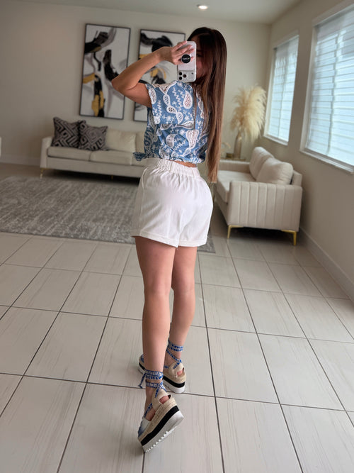 Sweet Edge White Short