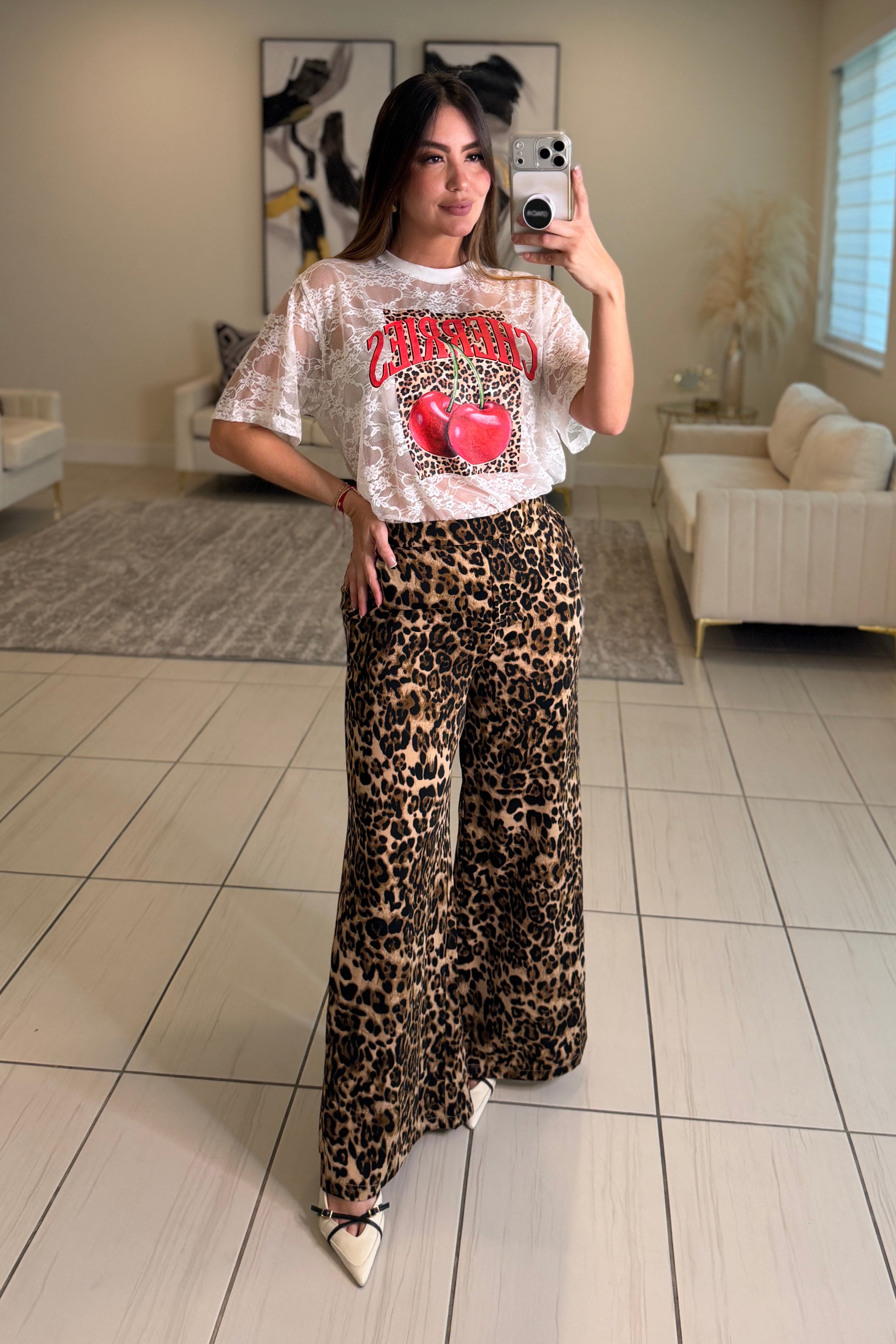 Summer Vibes Leopard Pants