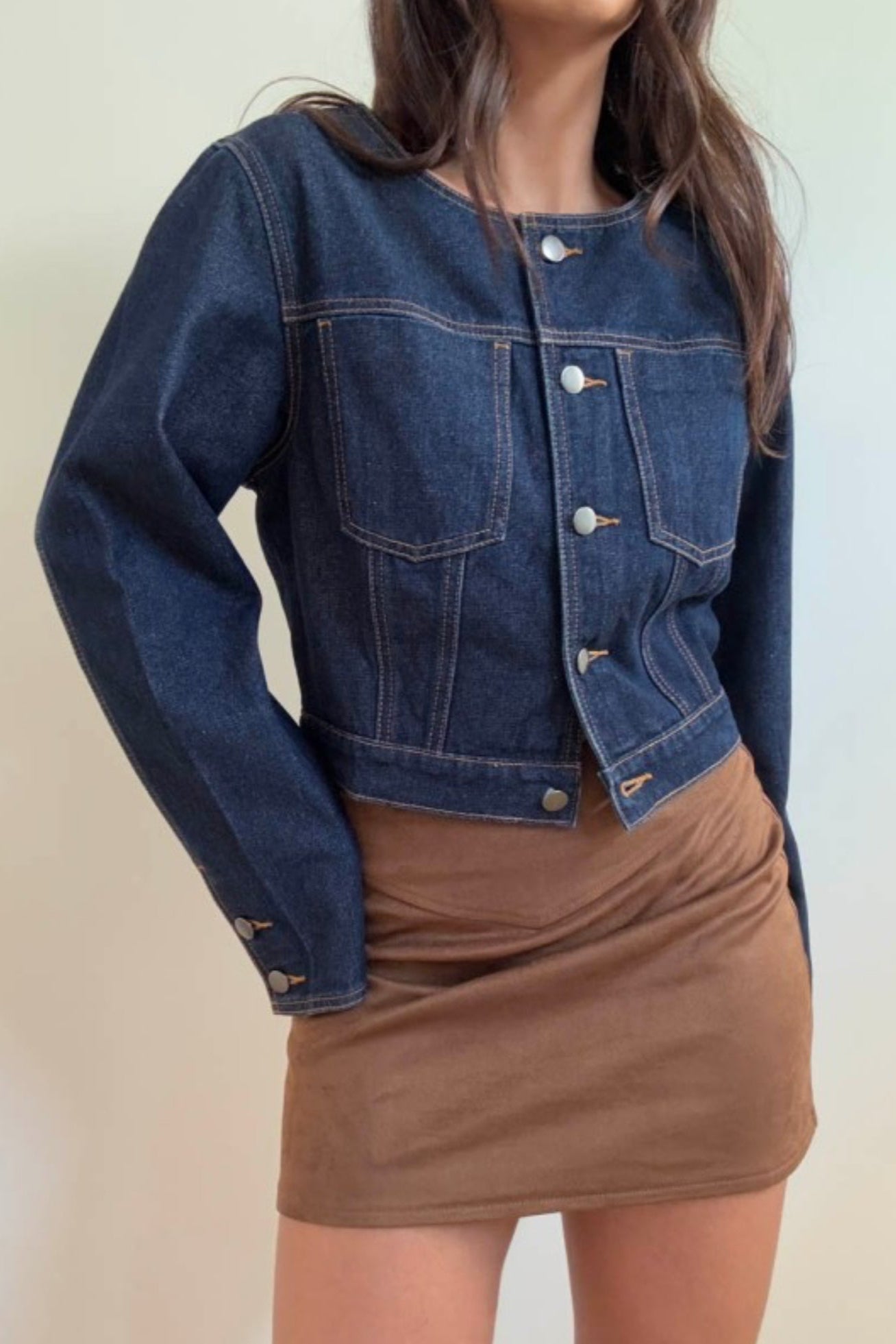 Power Poise Dark Denim Jacket
