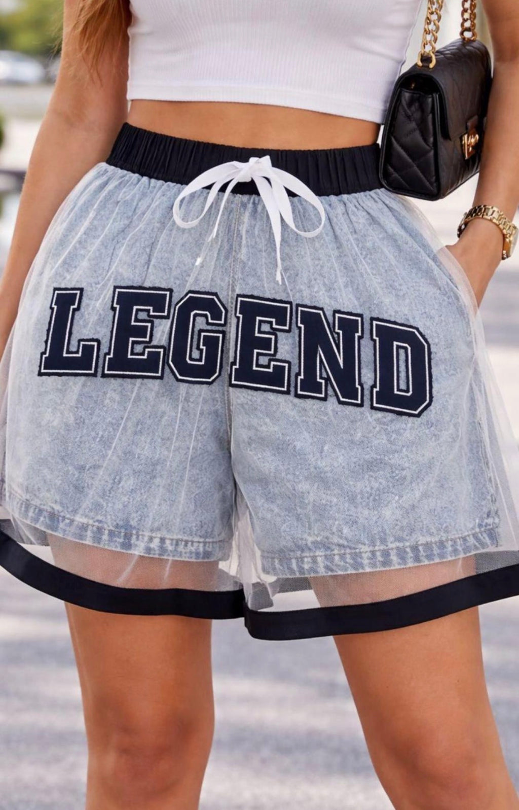 Legend Flare Denim Short