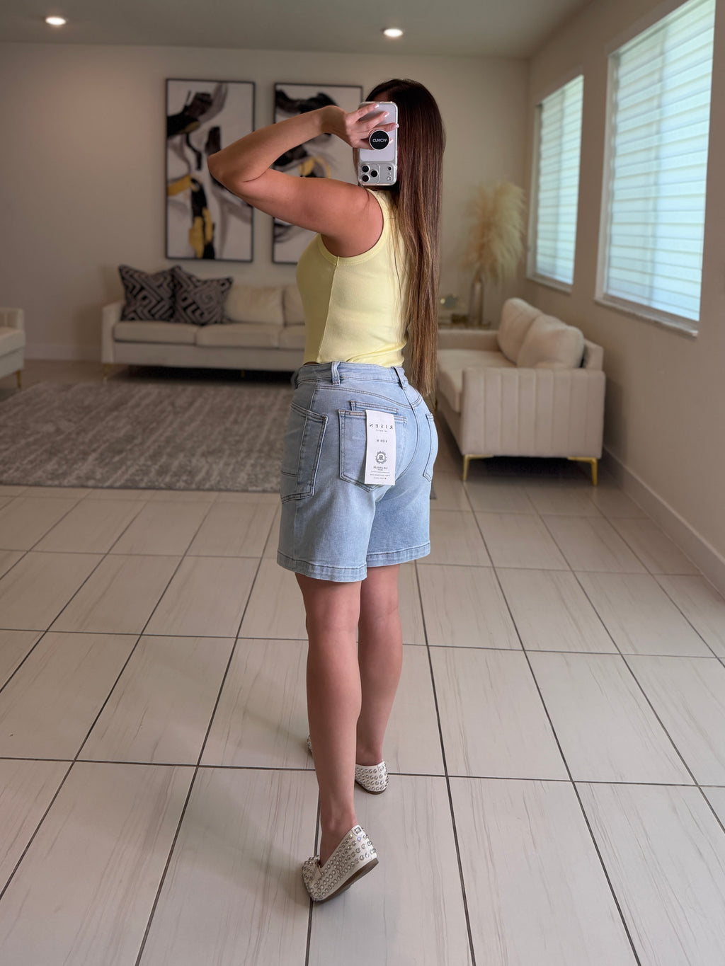 Iconic Mix Yellow Tank Top