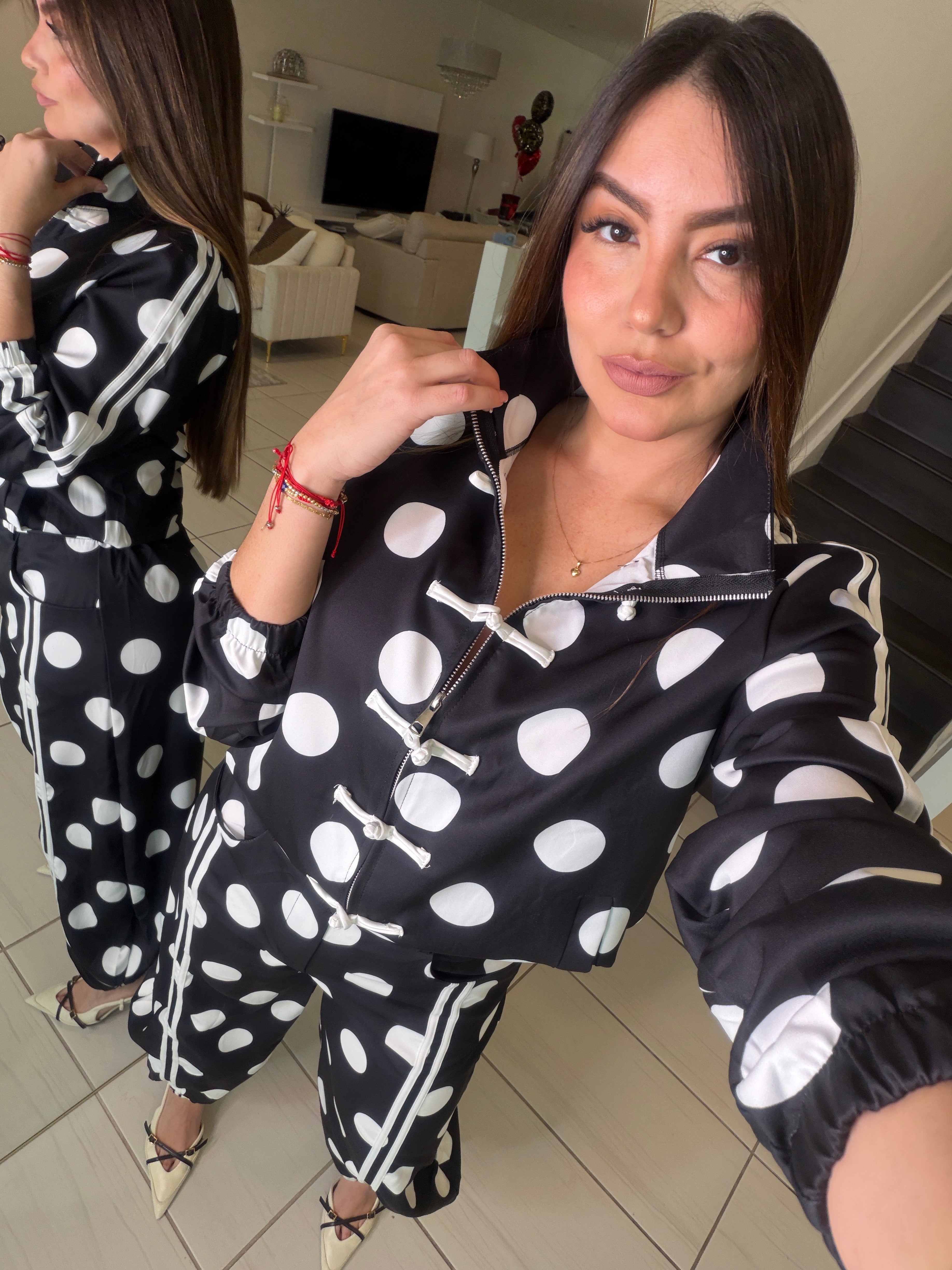 Oriental Polka Muse Black Set