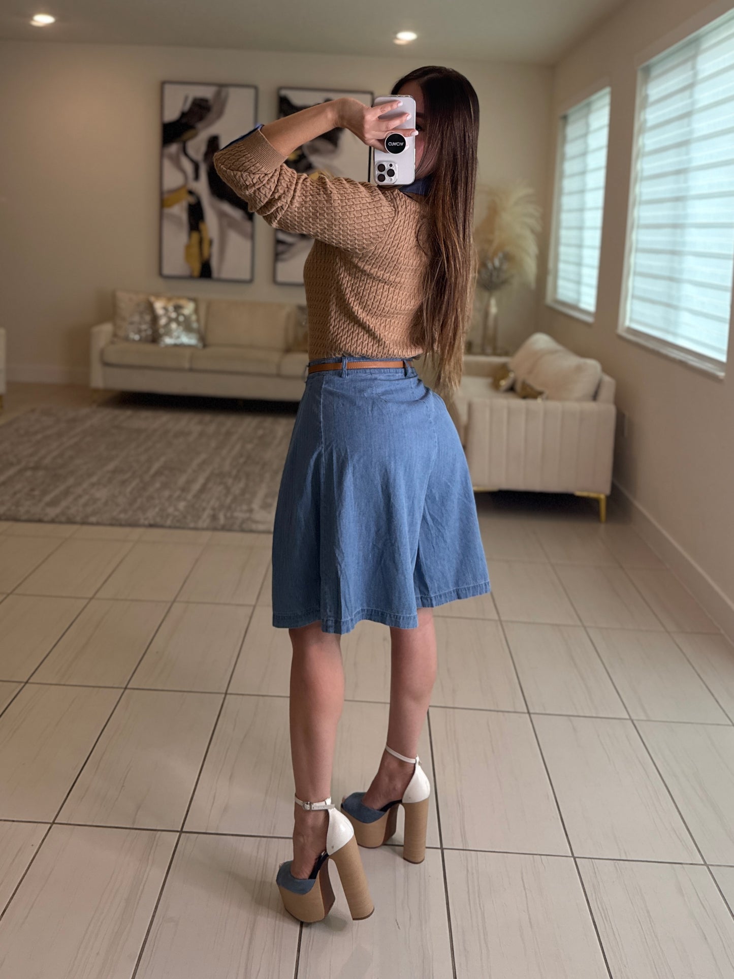 Refined Motion Blue Denim Short