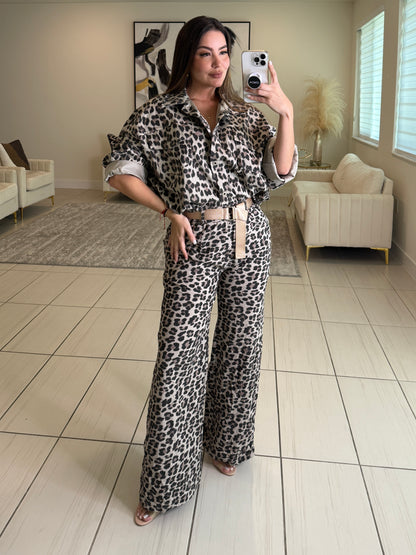 Synergy Leopard Print Pants