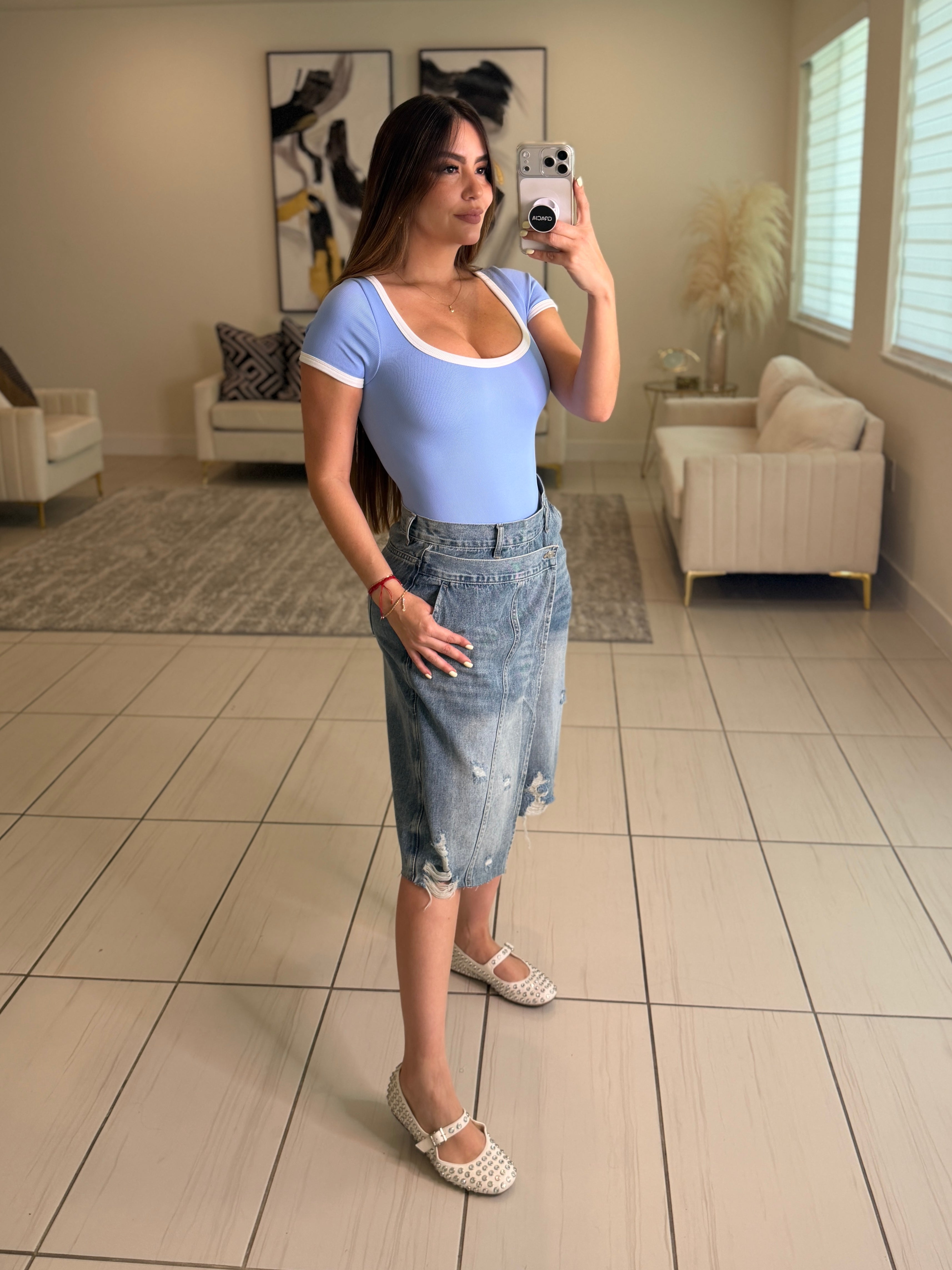 Glow Motion Blue Bodysuit