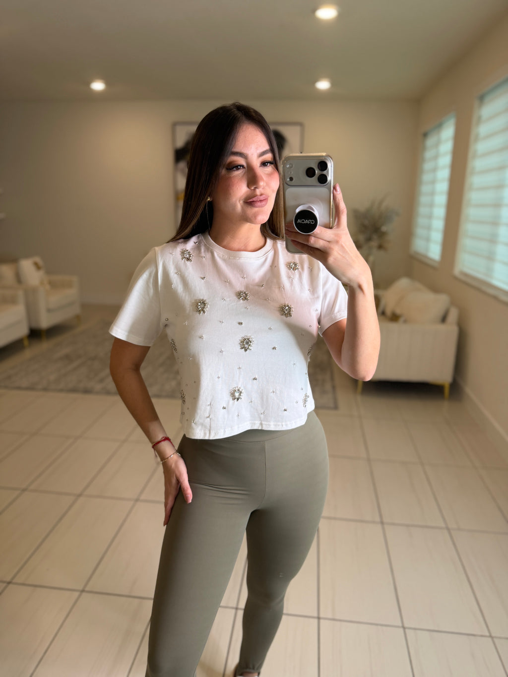 Power Sculpt Olive Green Leggings