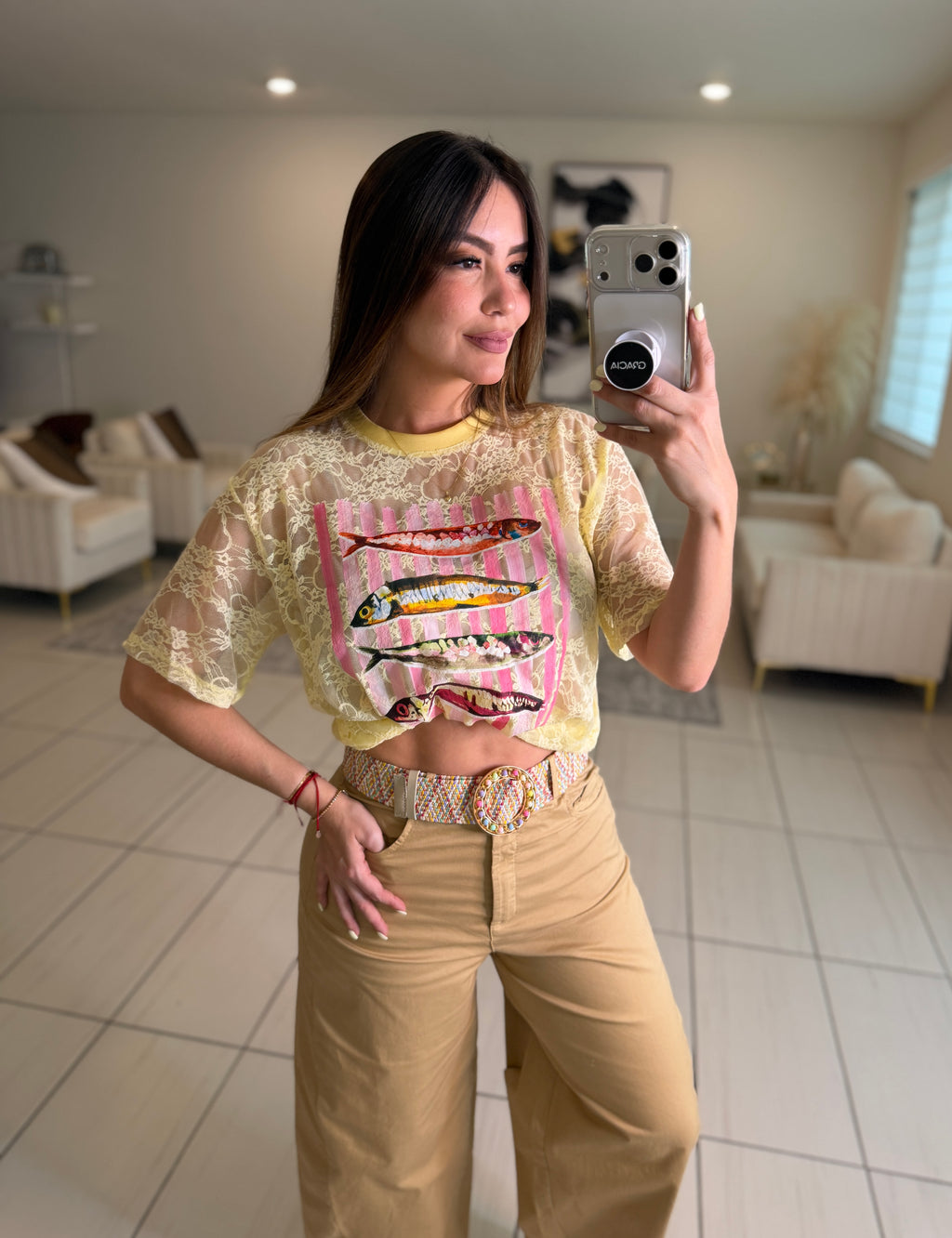 Sardines Yellow Tshirt