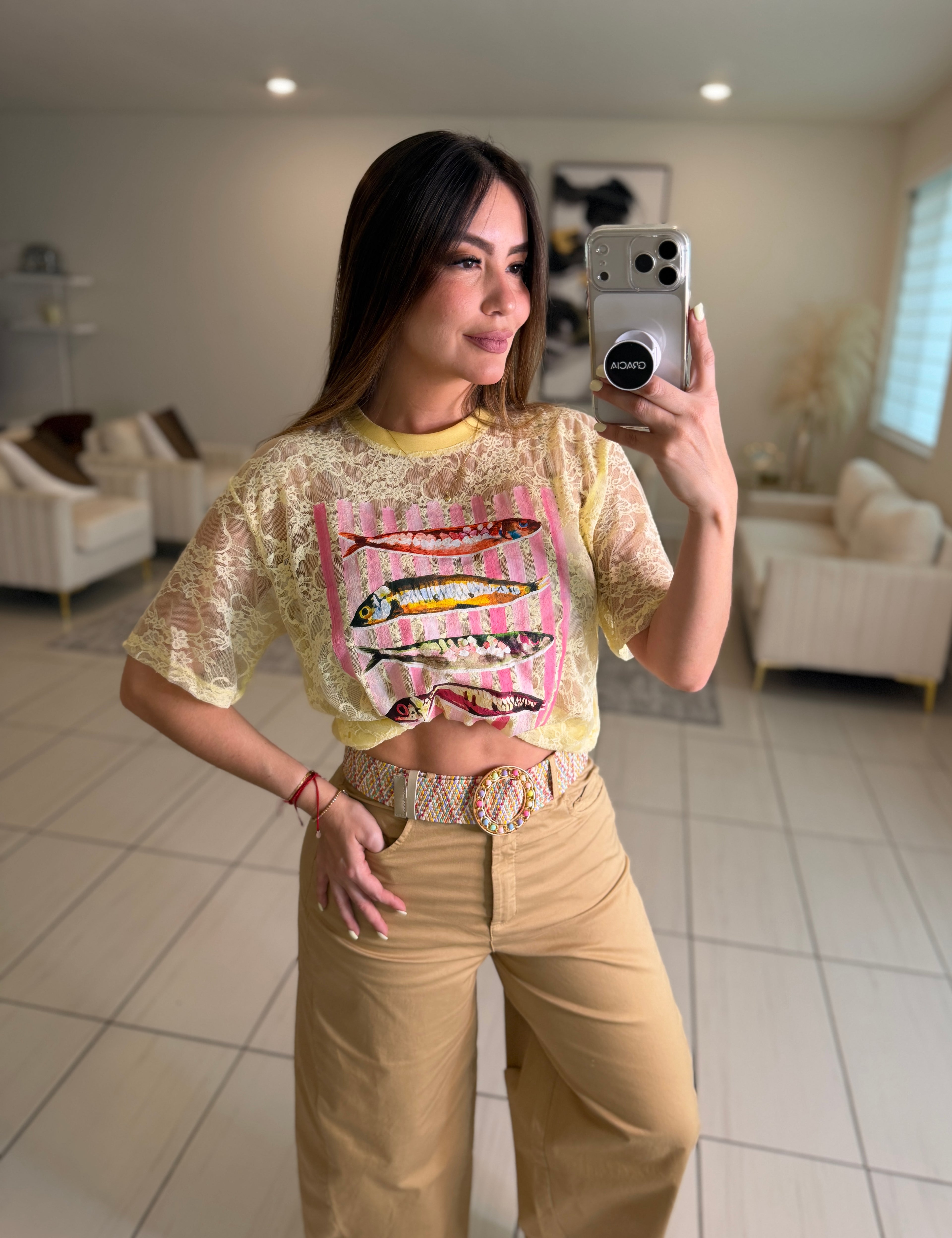 Sardines Yellow Tshirt