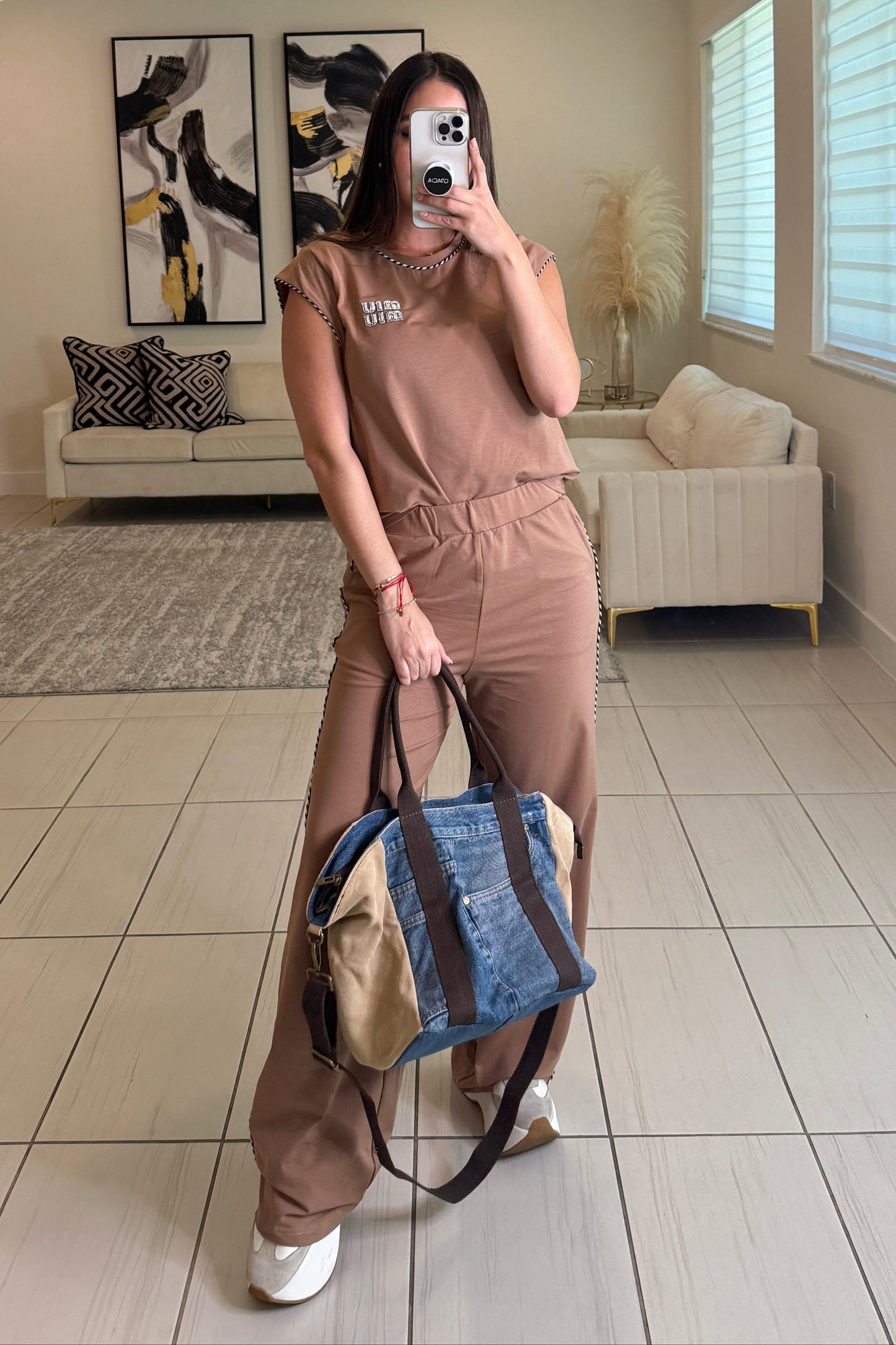 Iconic Muse Khaki Pant Set