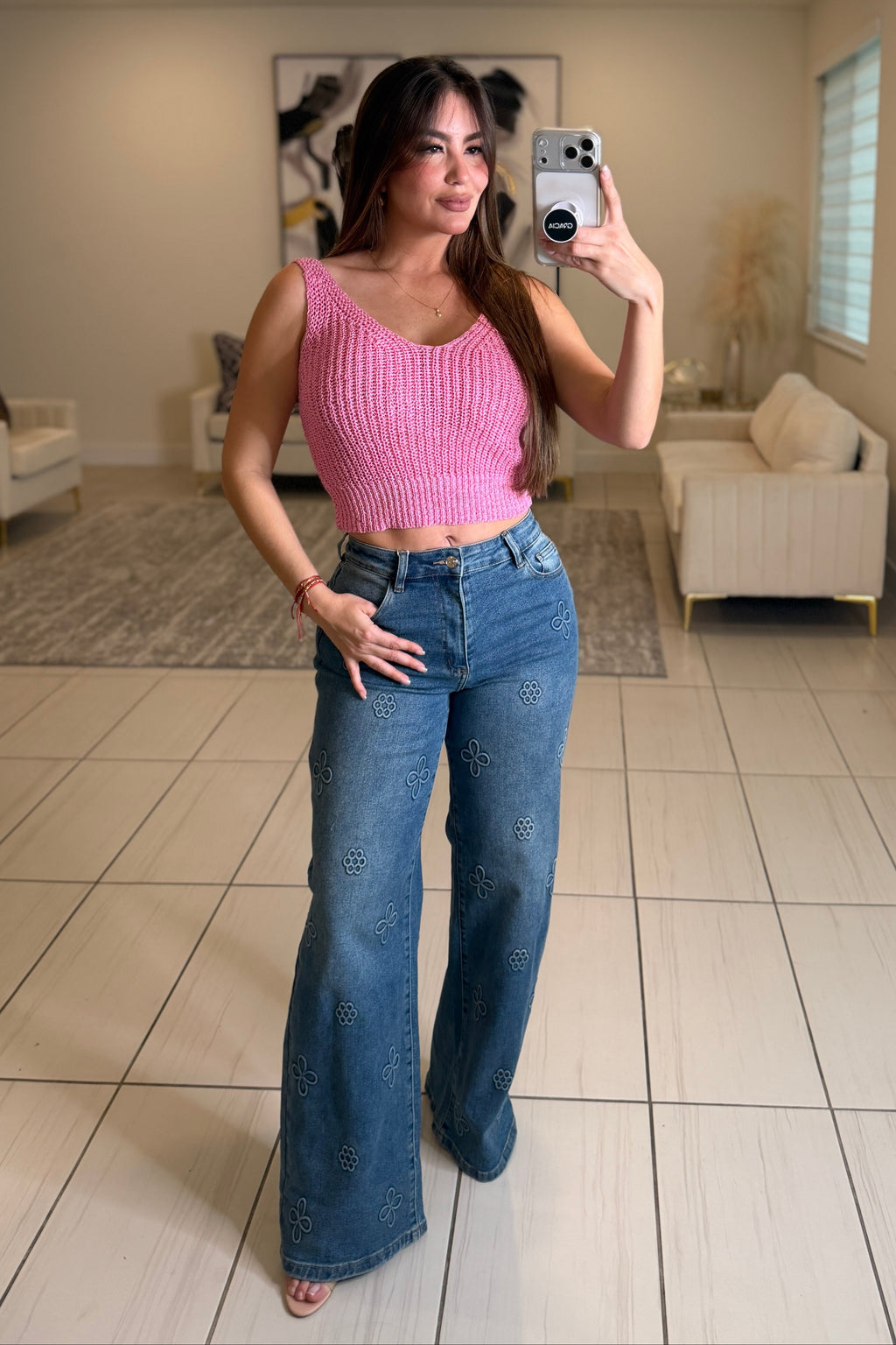 Staying True Pink Top