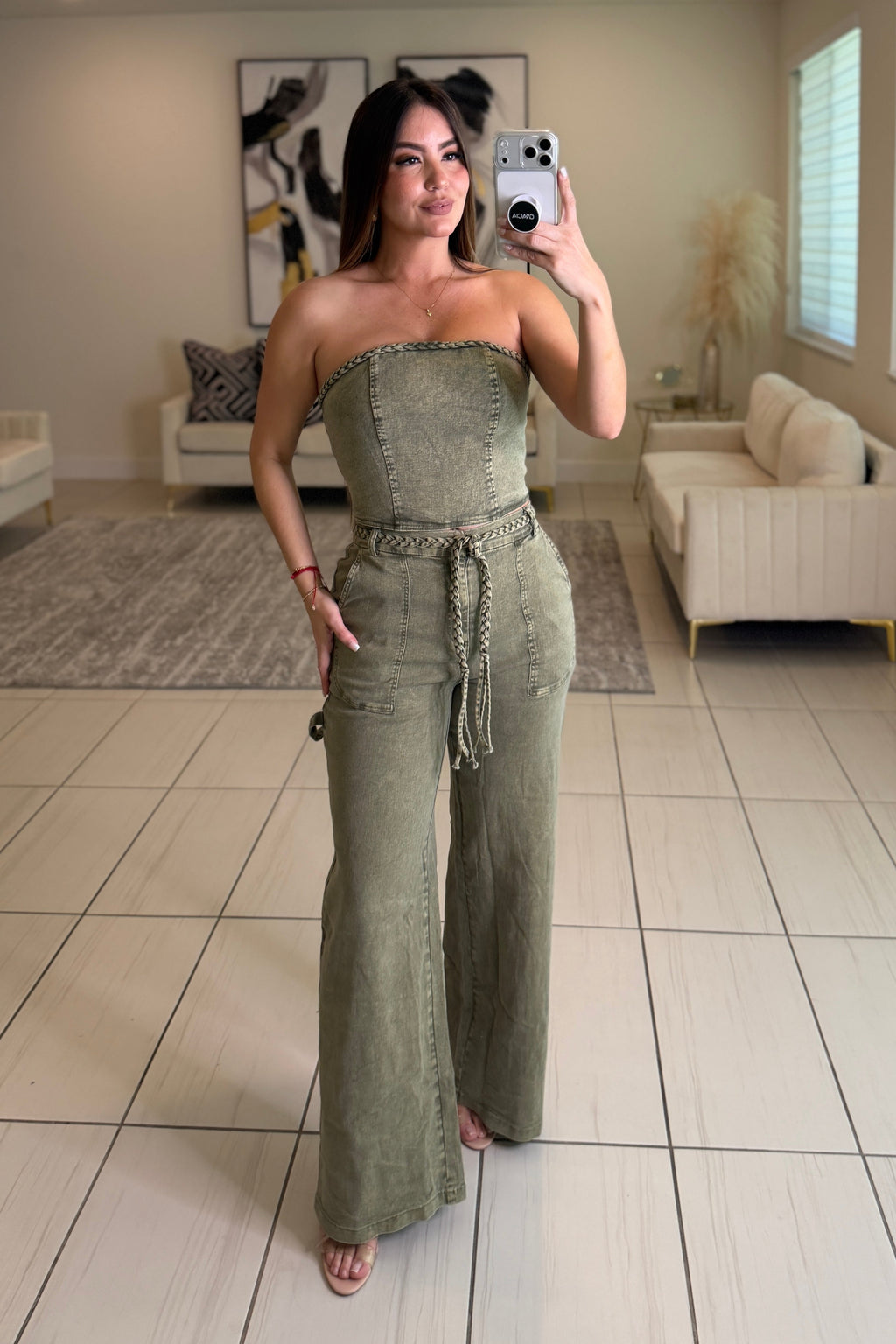 Rebel Utility Green Pant Set