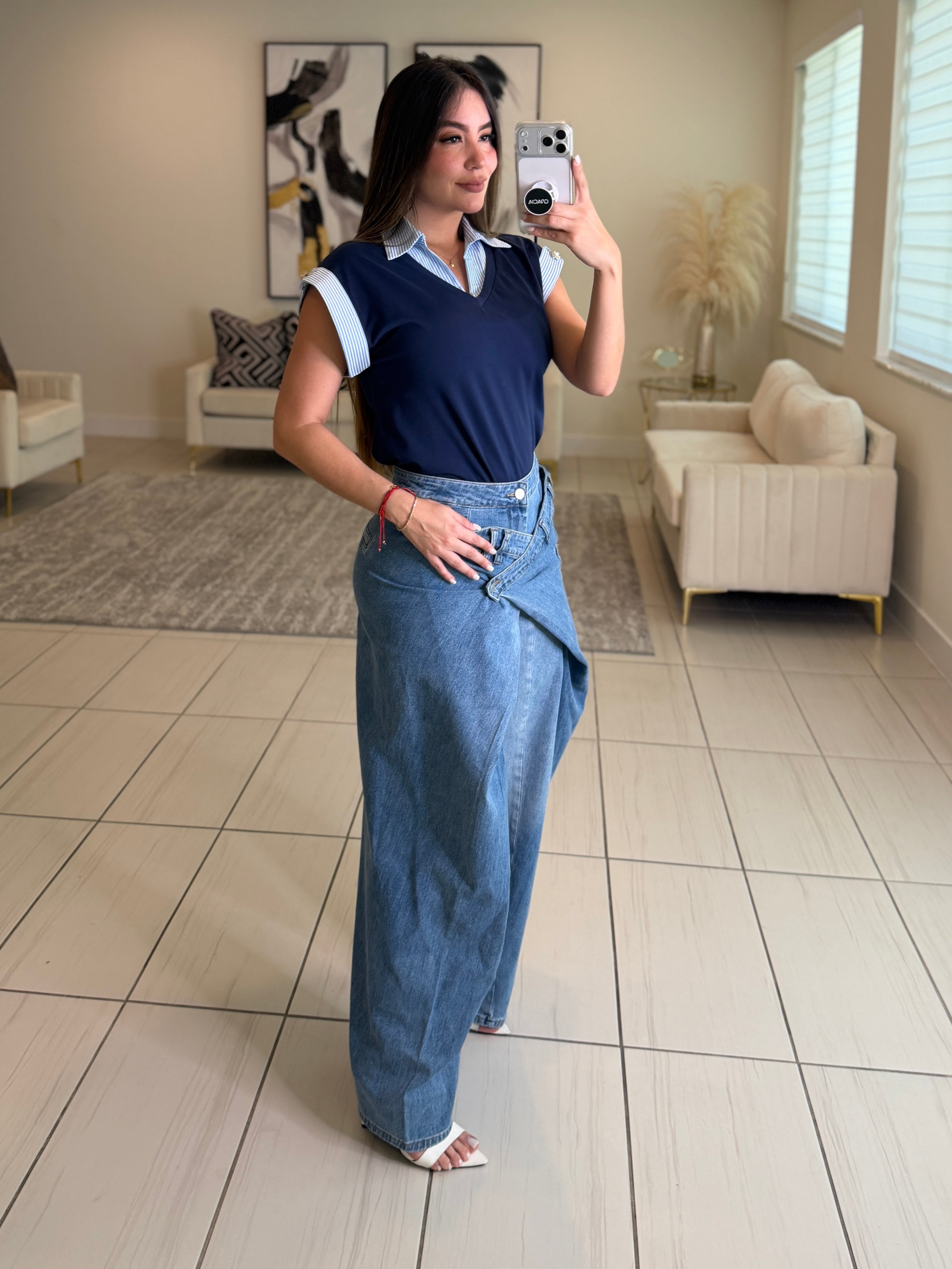 Tactical Edge Blue Denim Pants