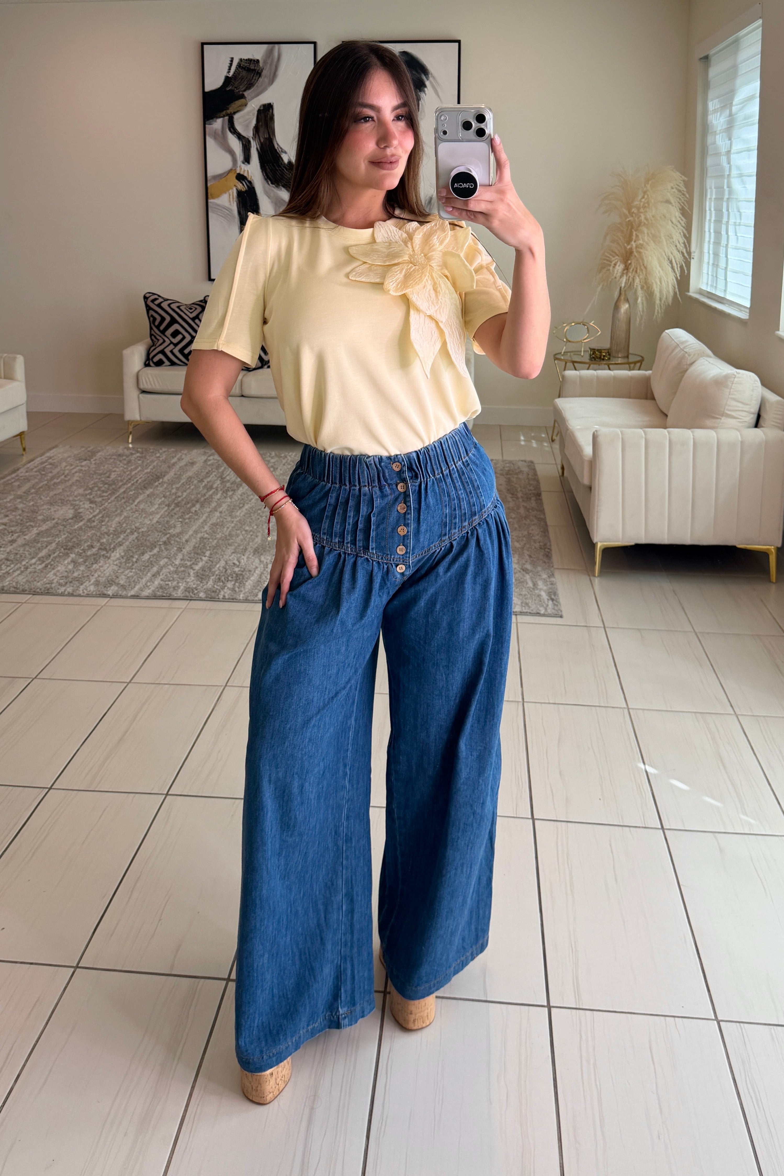 Angelic Twist Denim Pants