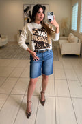 Los Angeles Style Beige Sweater