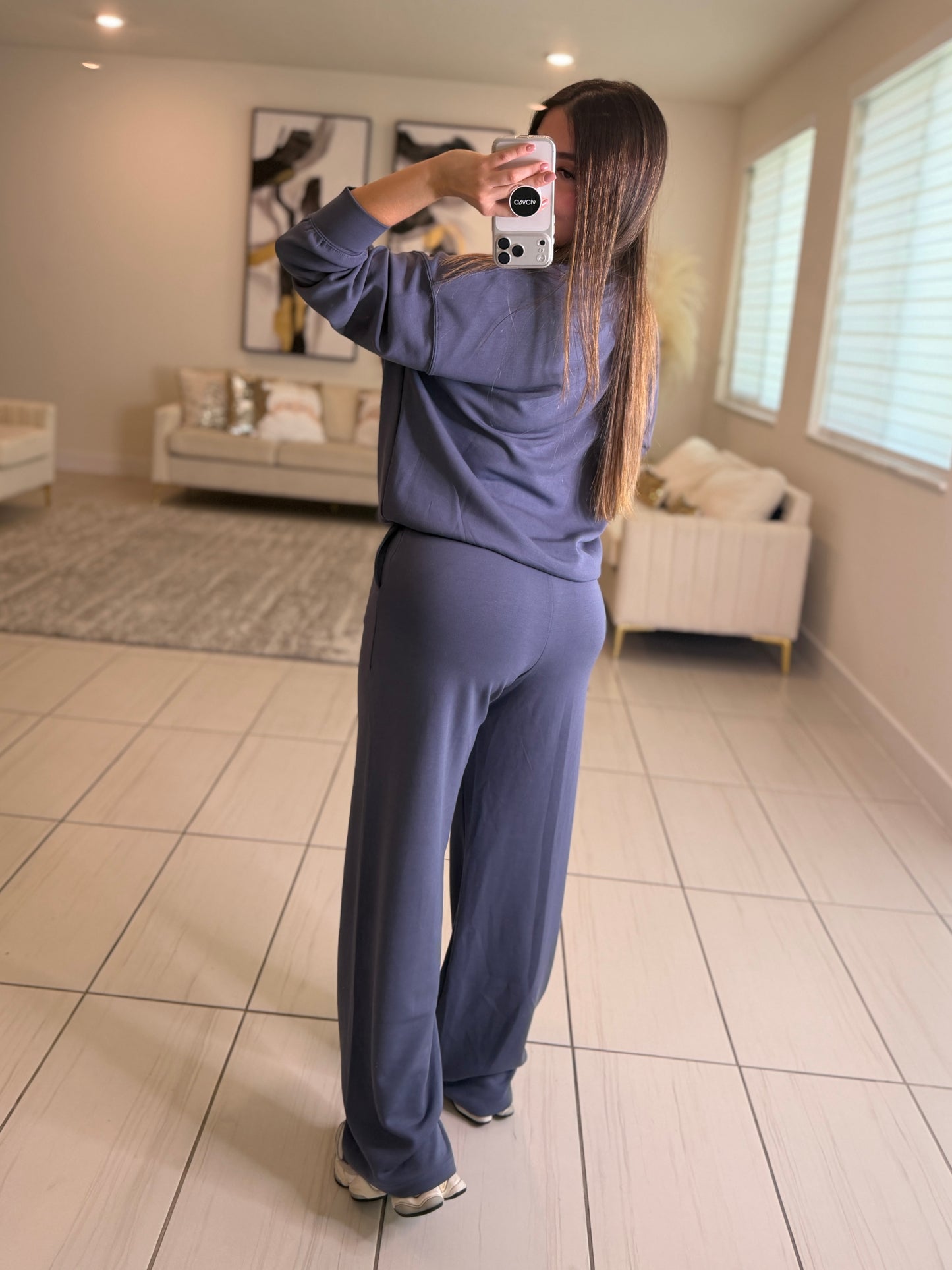 Iconic Halo Blue Pant Set