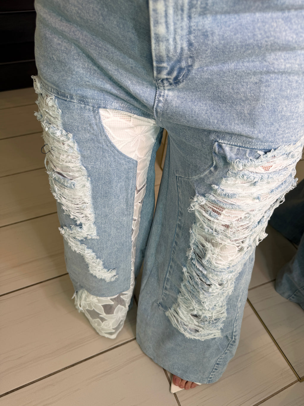 Power Muse Denim Pant Set