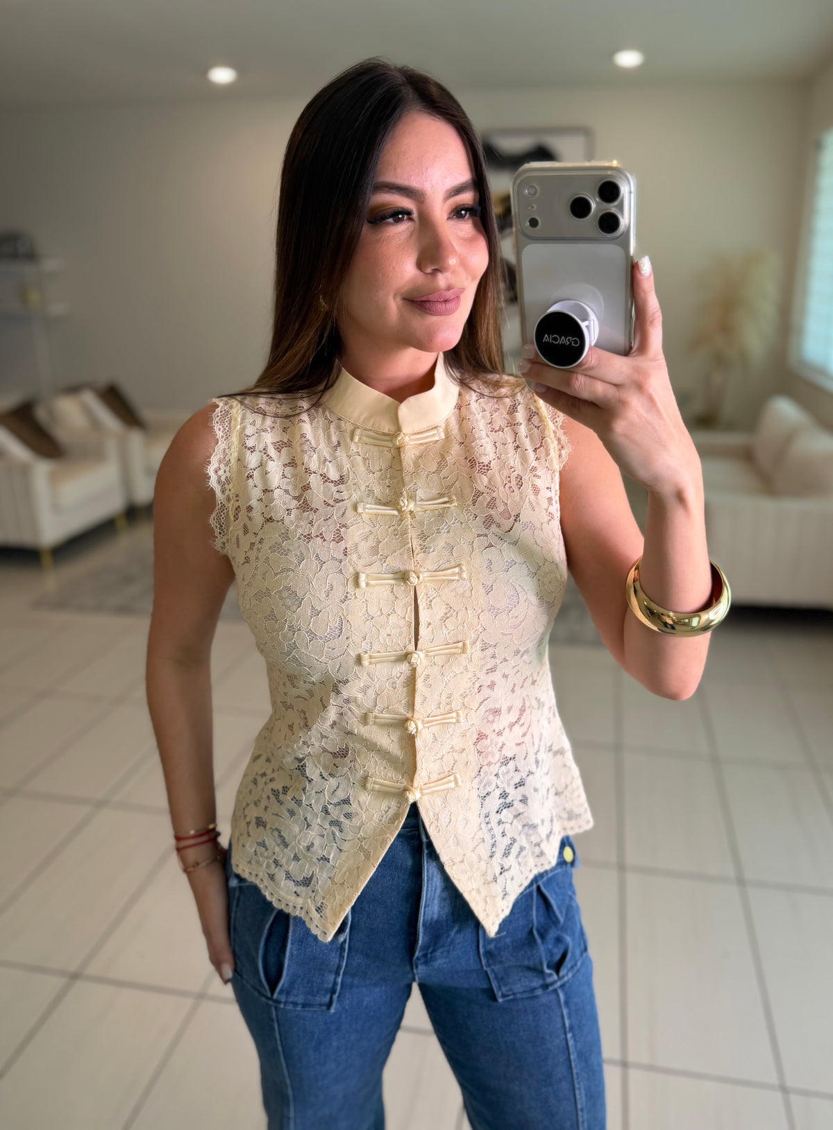Diamond Empress Yellow Top