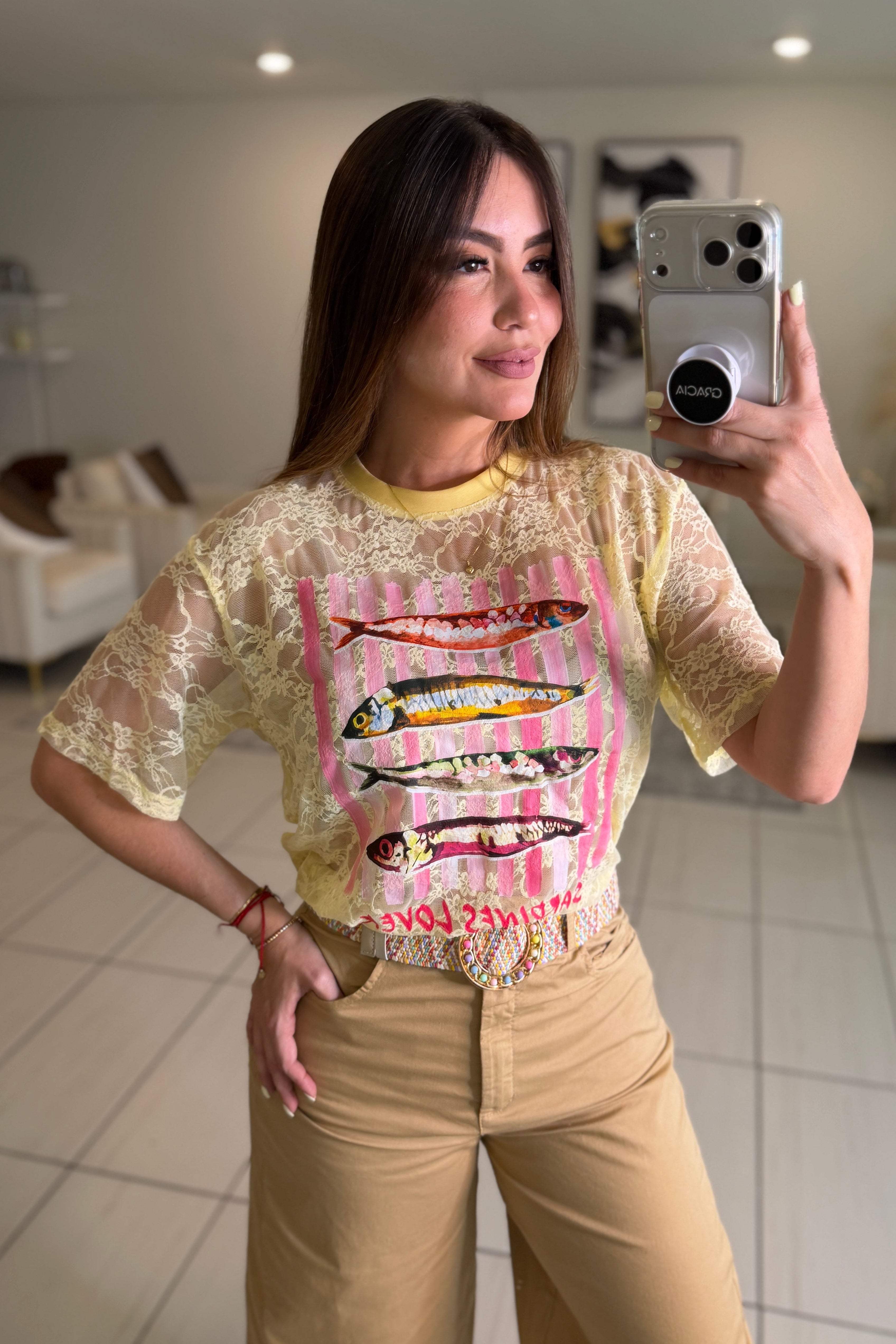 Sardines Yellow Tshirt