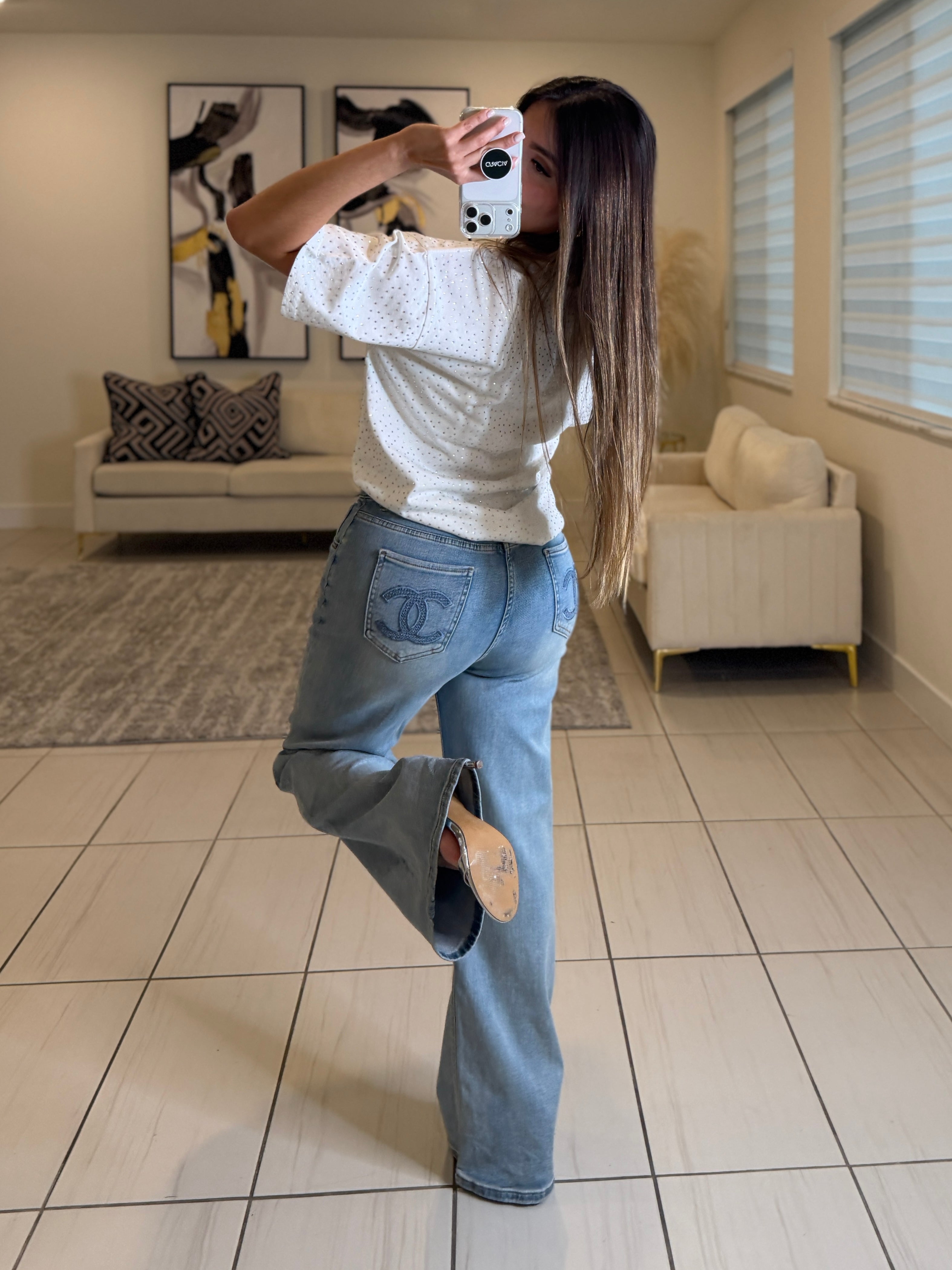 Iconic Light Blue Denim Pants