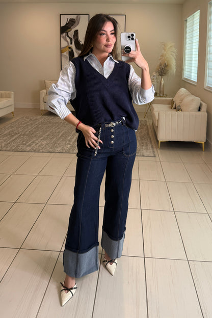 Femme Code Blue Denim Pants