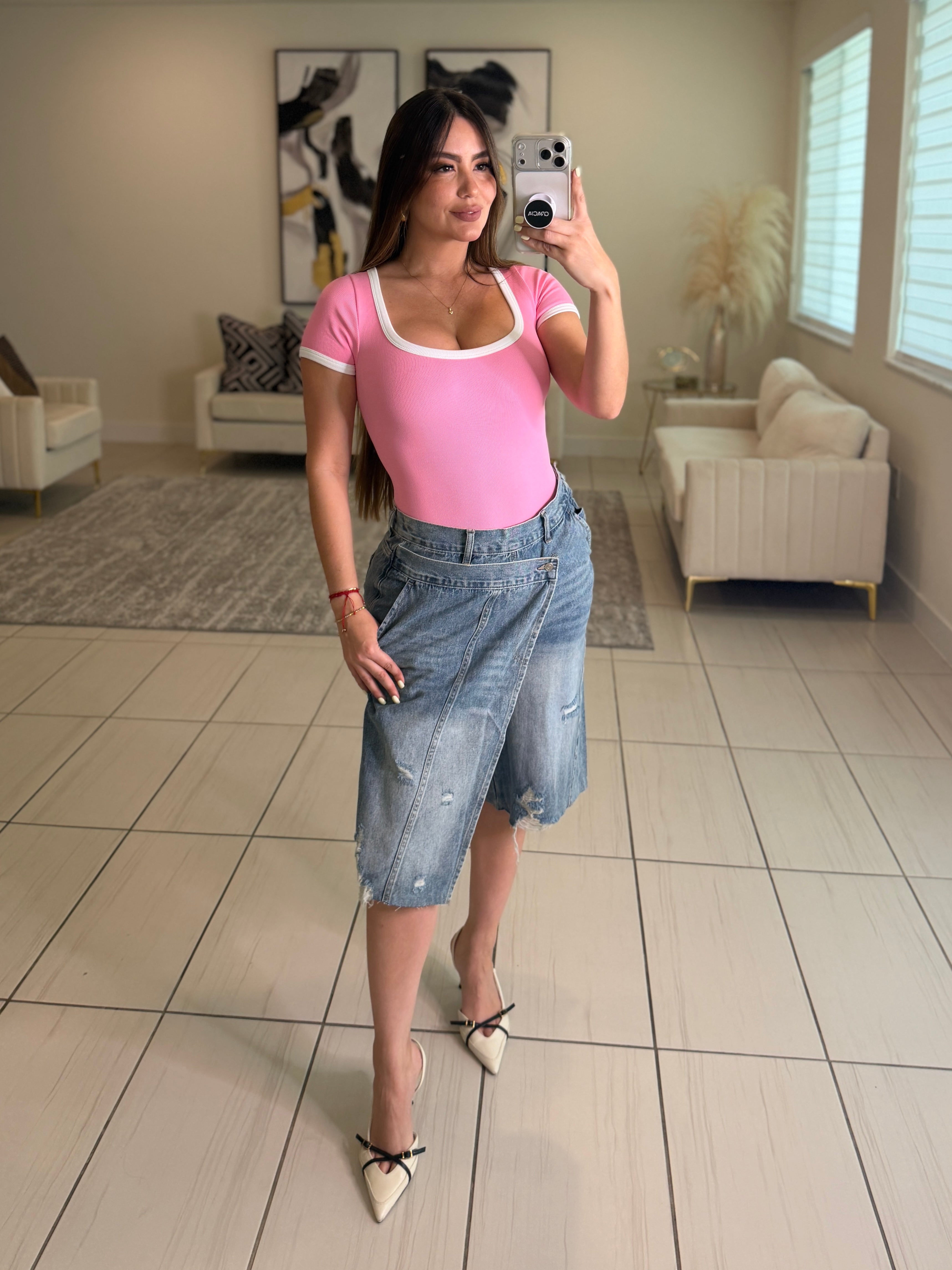 Modern Edge Denim Short