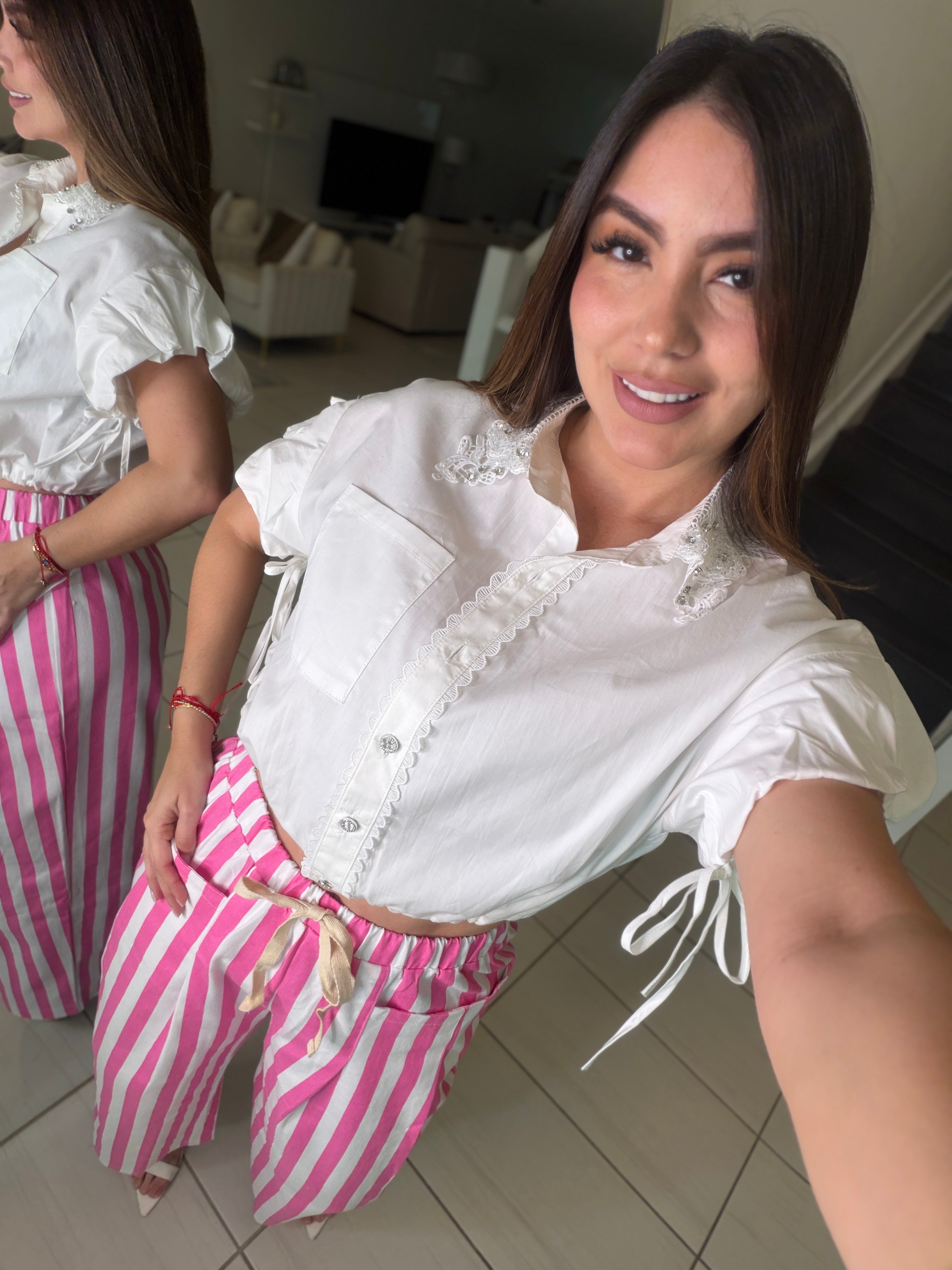 Cabana Stripes Pink Pants