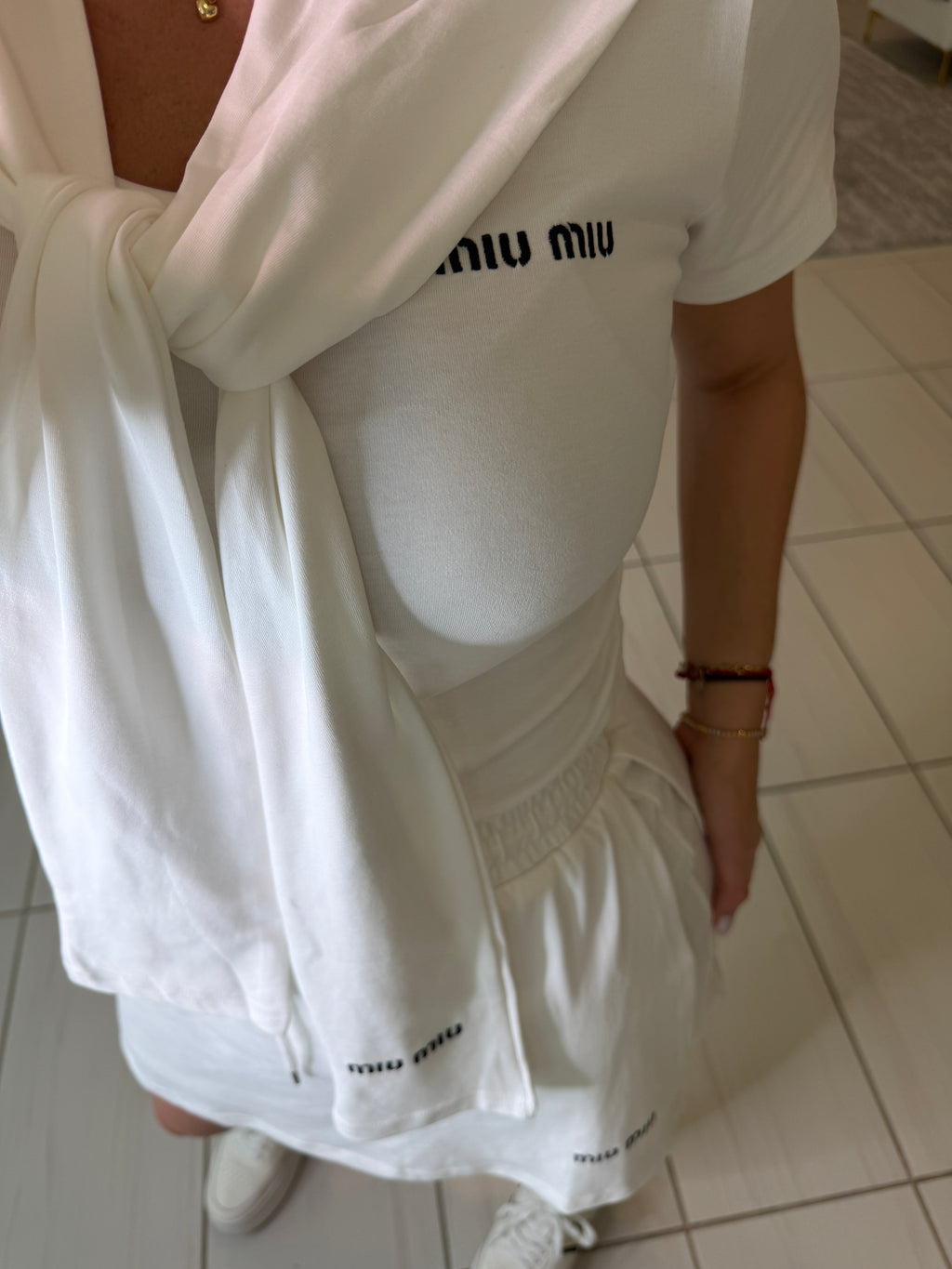 Iconic Tennis White Short Set