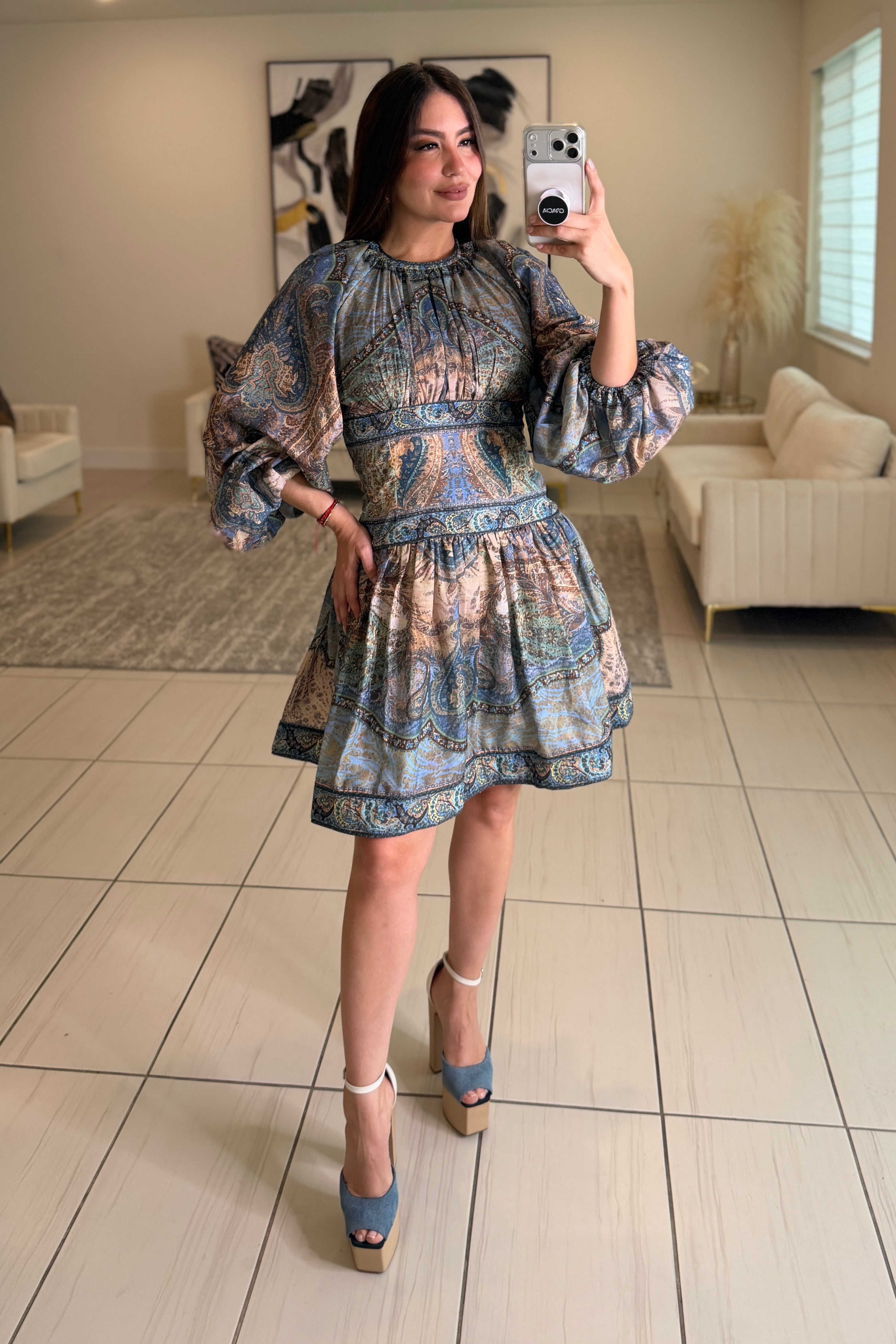 Wanderlust Blue Dress