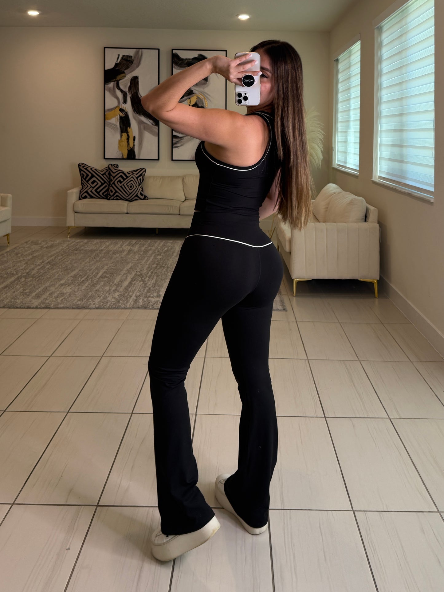 Street Verse Comfy Black Pant Set