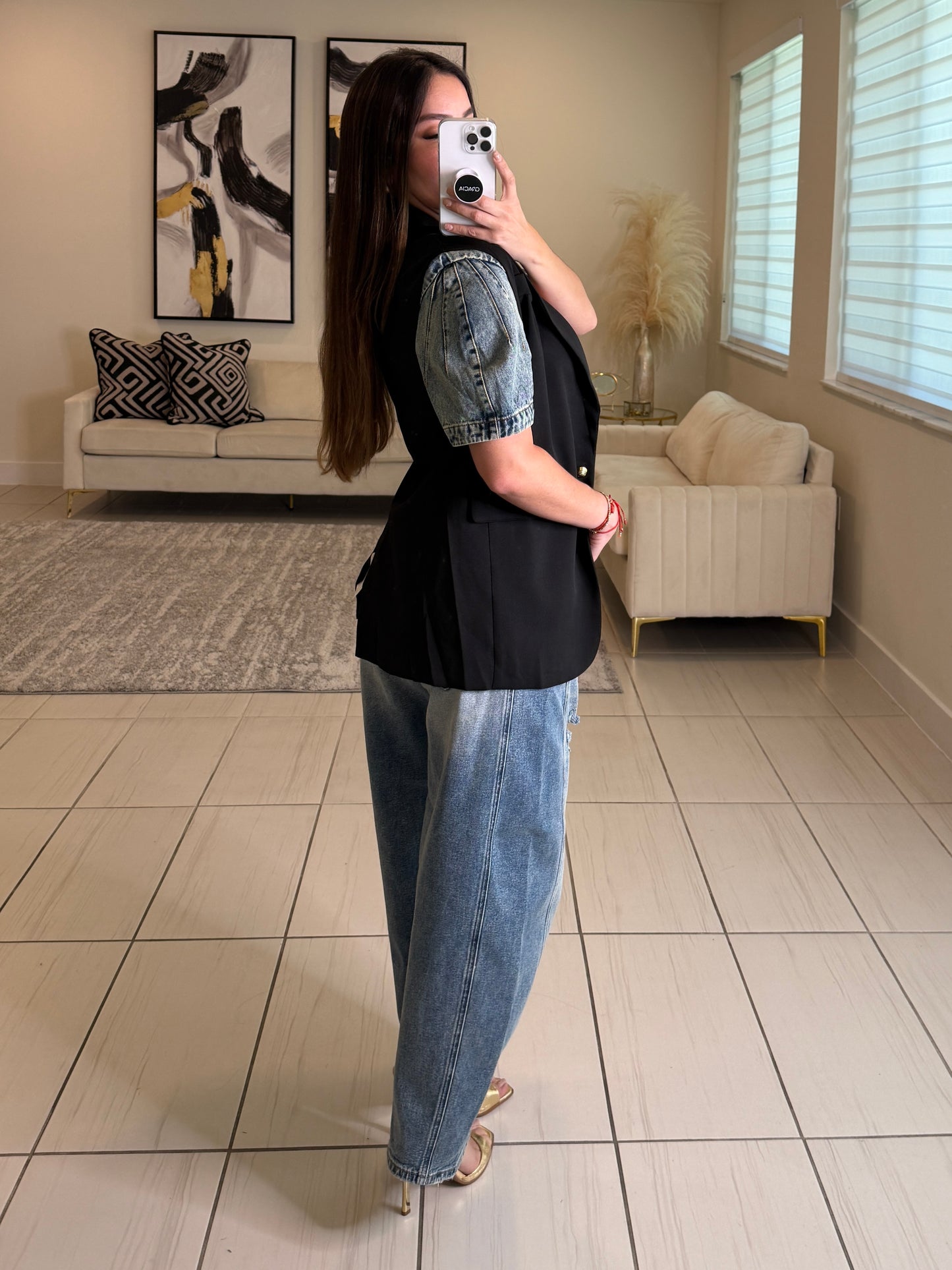 Everyday Muse Barrel Denim Pants