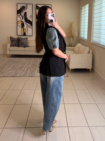 Everyday Muse Barrel Denim Pants