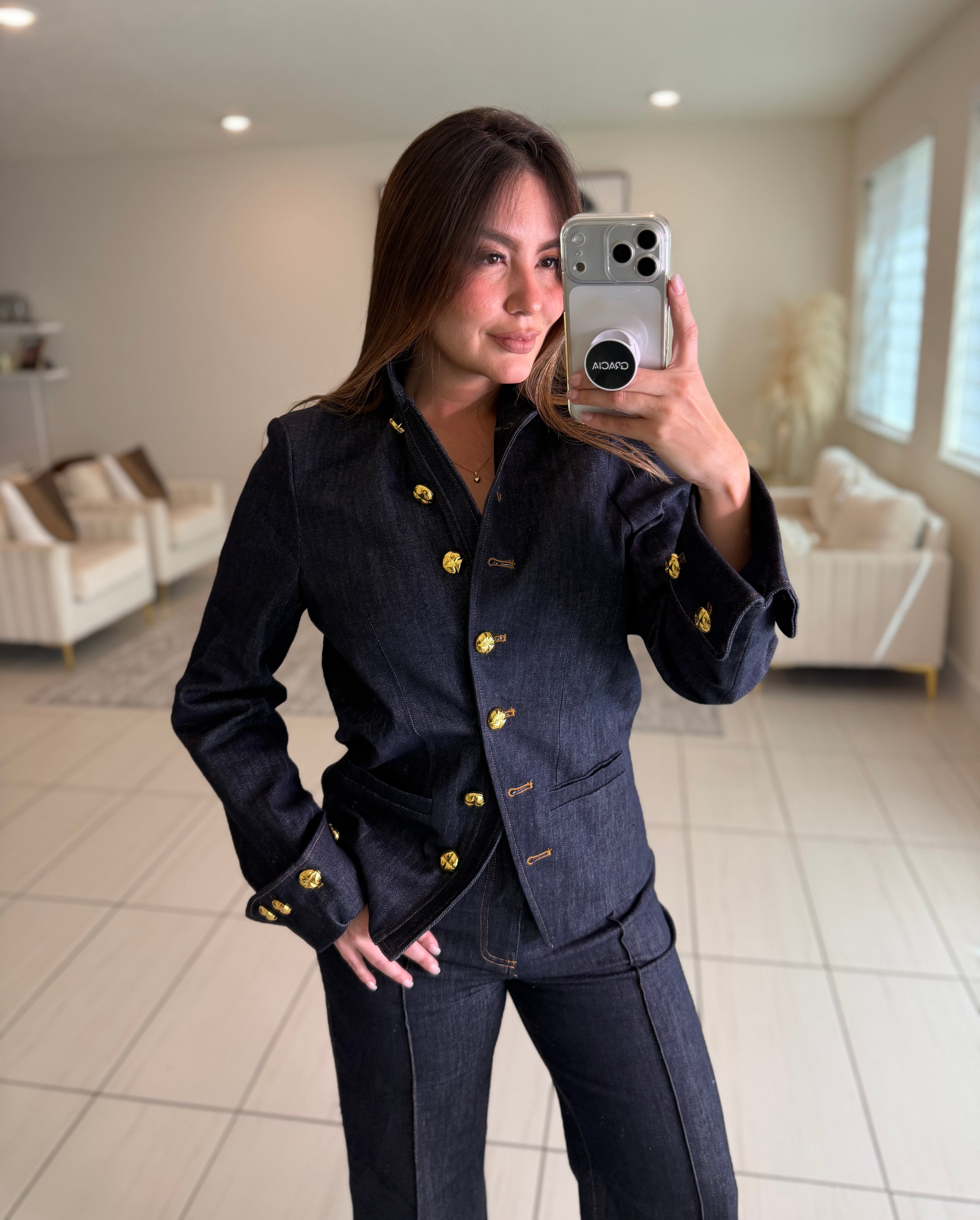 Pirate Rebellion Dark Denim Pant Set