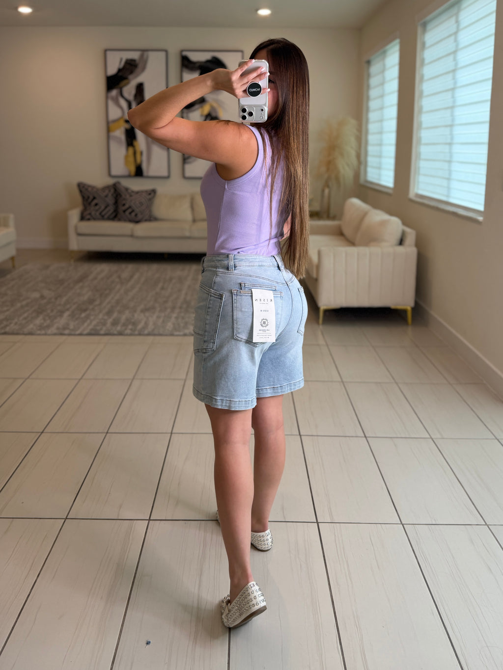 Iconic Mix Lilac Tank Top