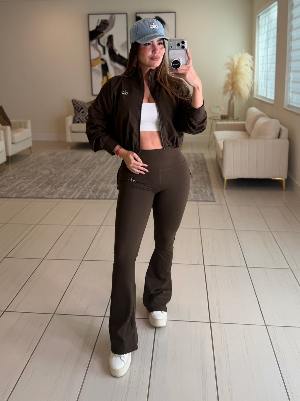 Softsculpt Halo Brown Pants Set