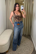 Crystal Asym Denim Pants
