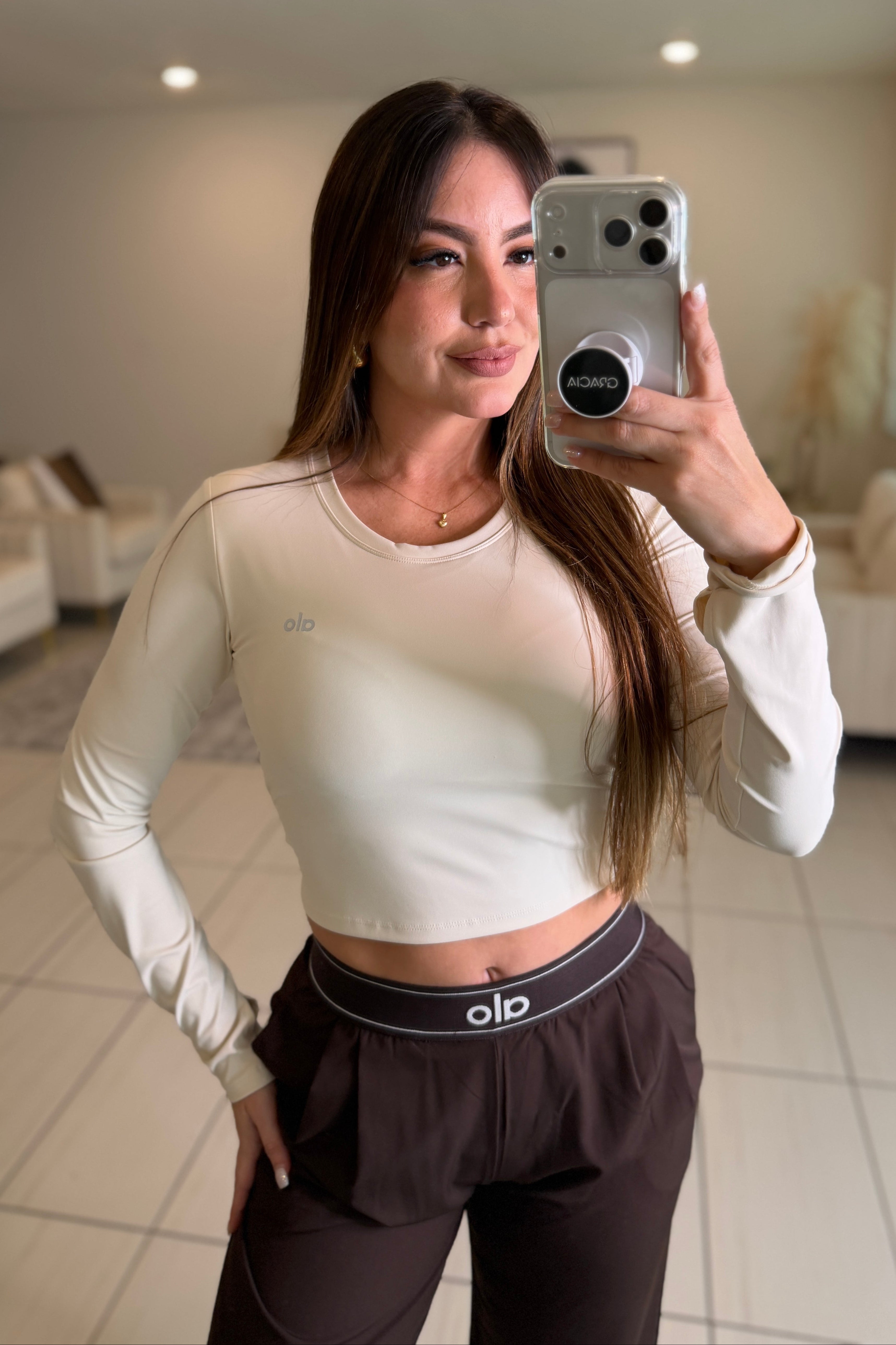 Sweet Halo Beige Top