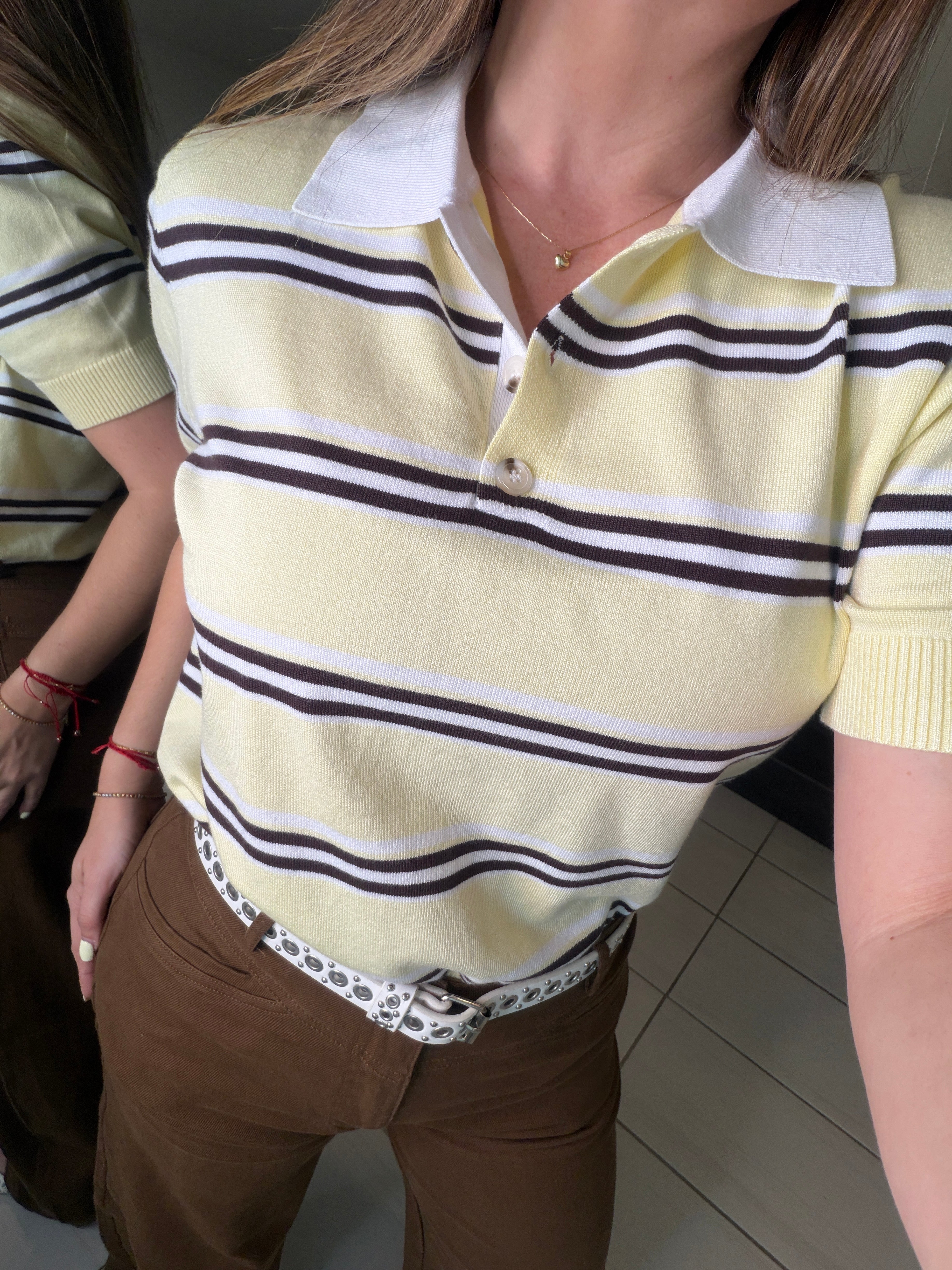 Sweet Stripes Yellow Top