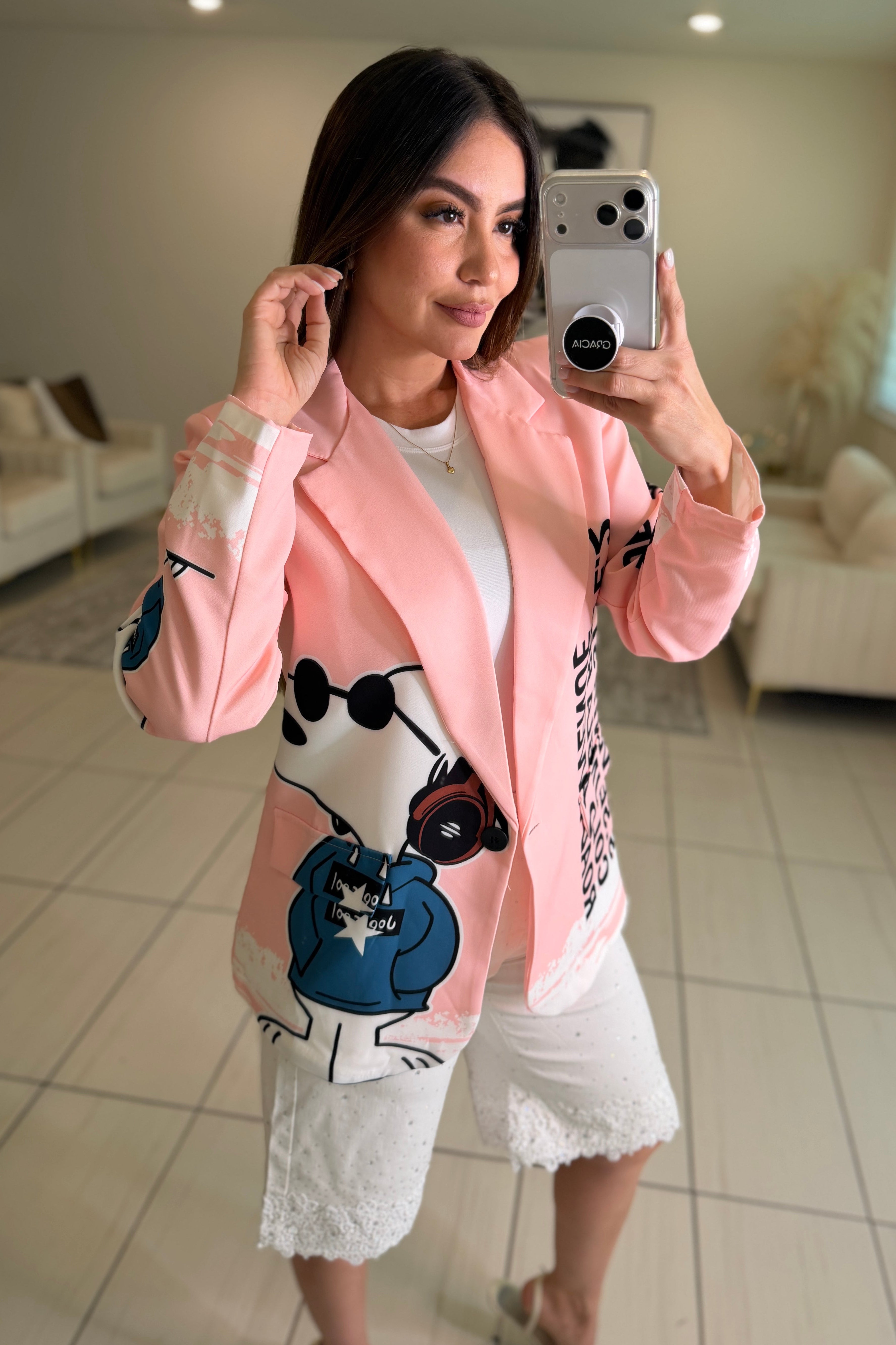Road Avenue Pink Blazer