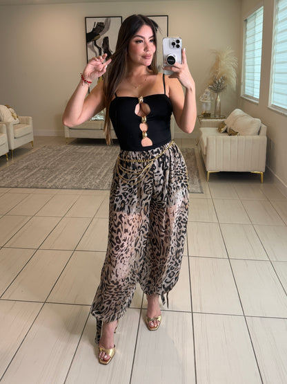 Wild Passion Leopard Balloon Pants