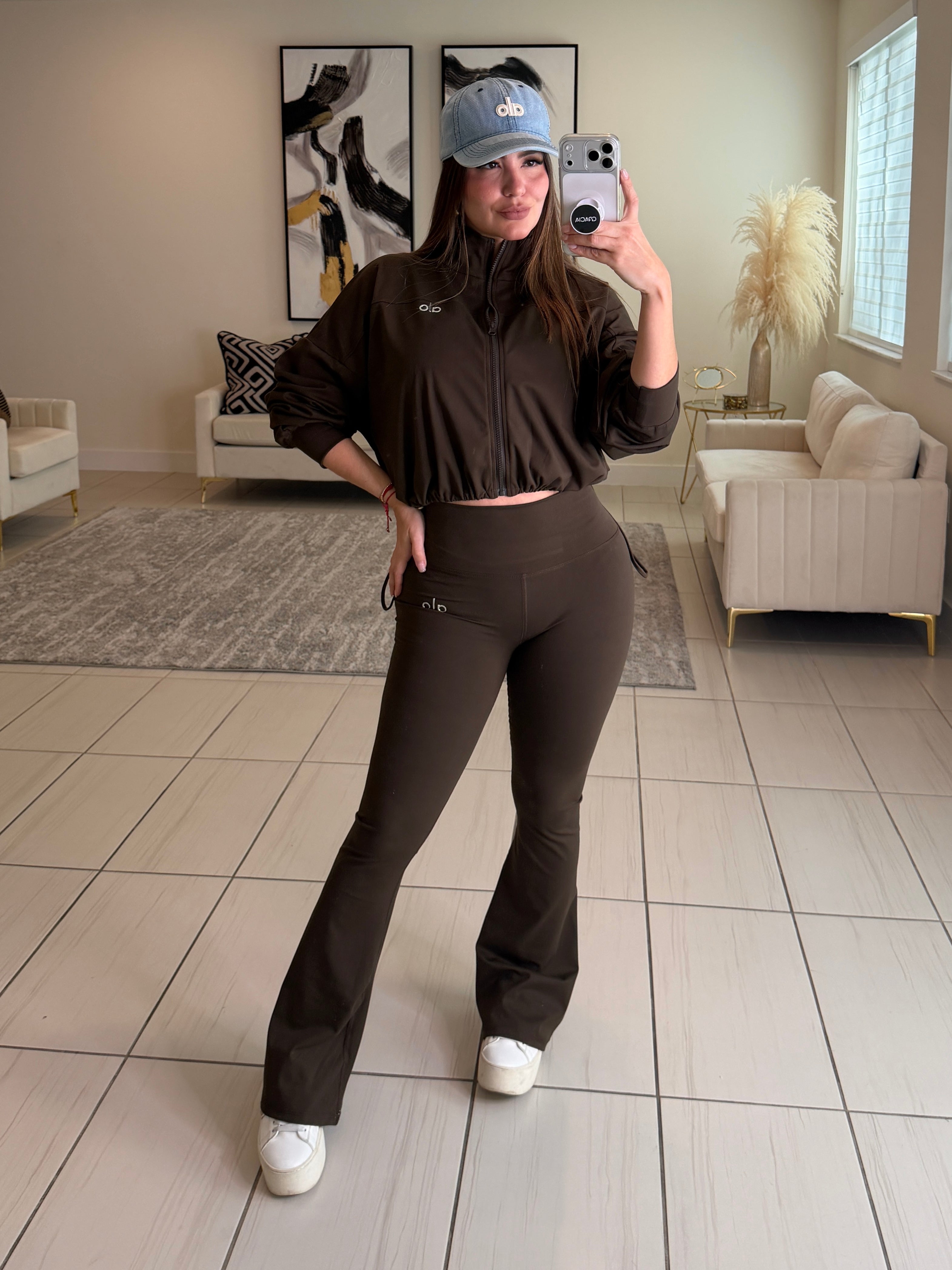 Softsculpt Halo Brown Pants Set