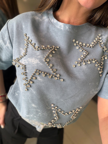 Like a Star Blue Top