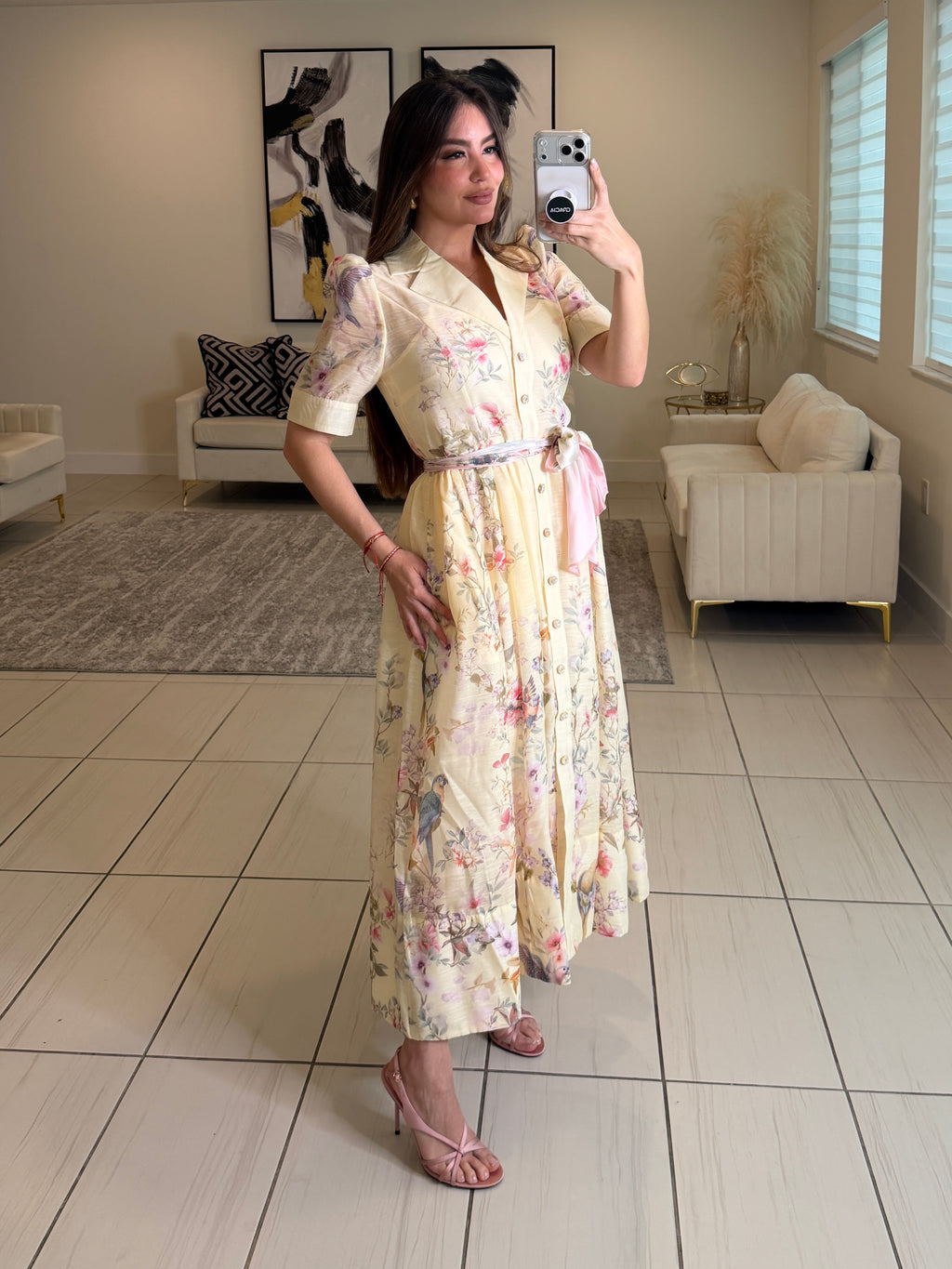 Radiant Reverie Yellow Dress
