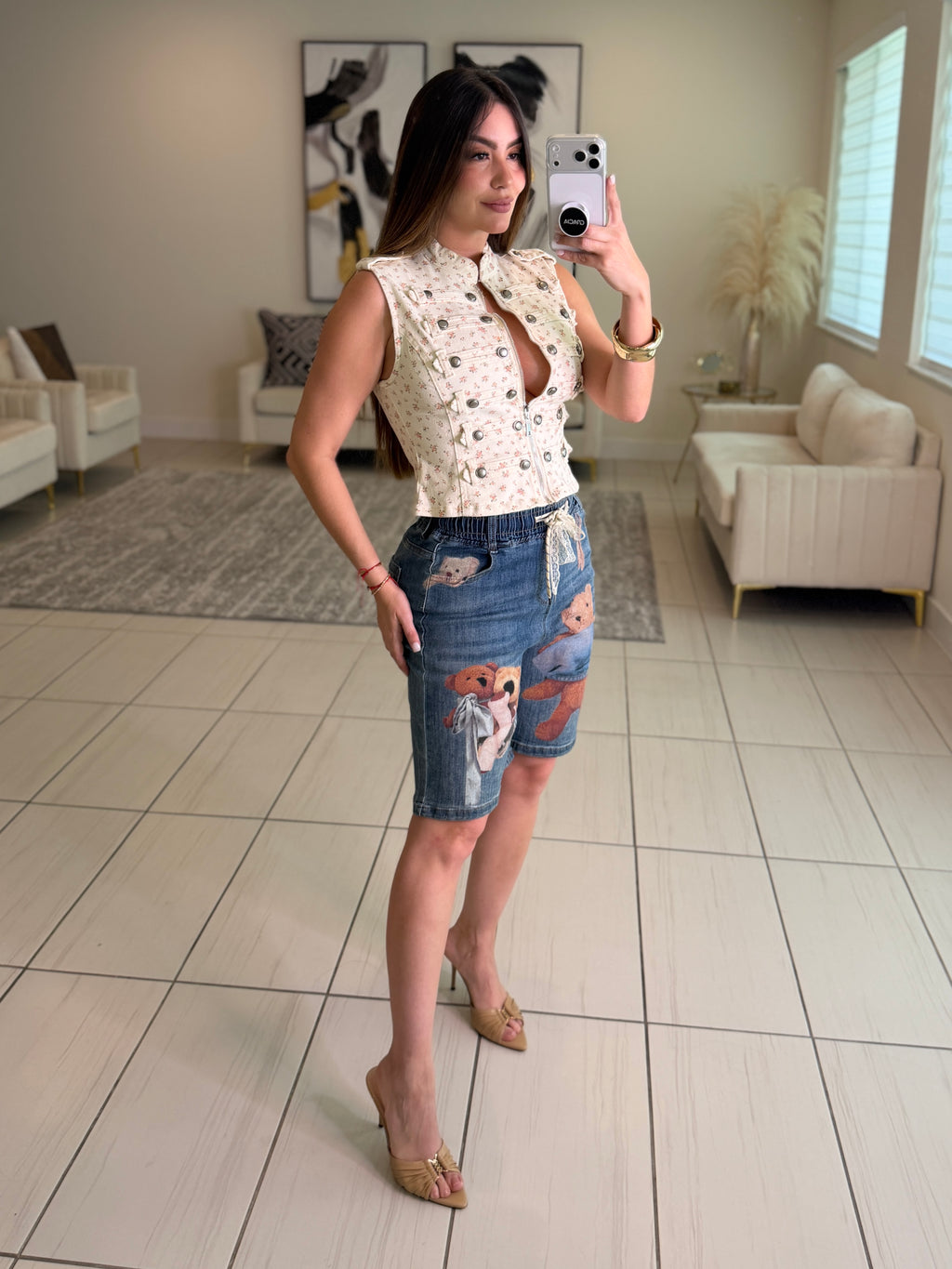 Bear Muse Denim Shorts