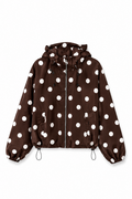 Polka Muse Brown Bomber Jacket