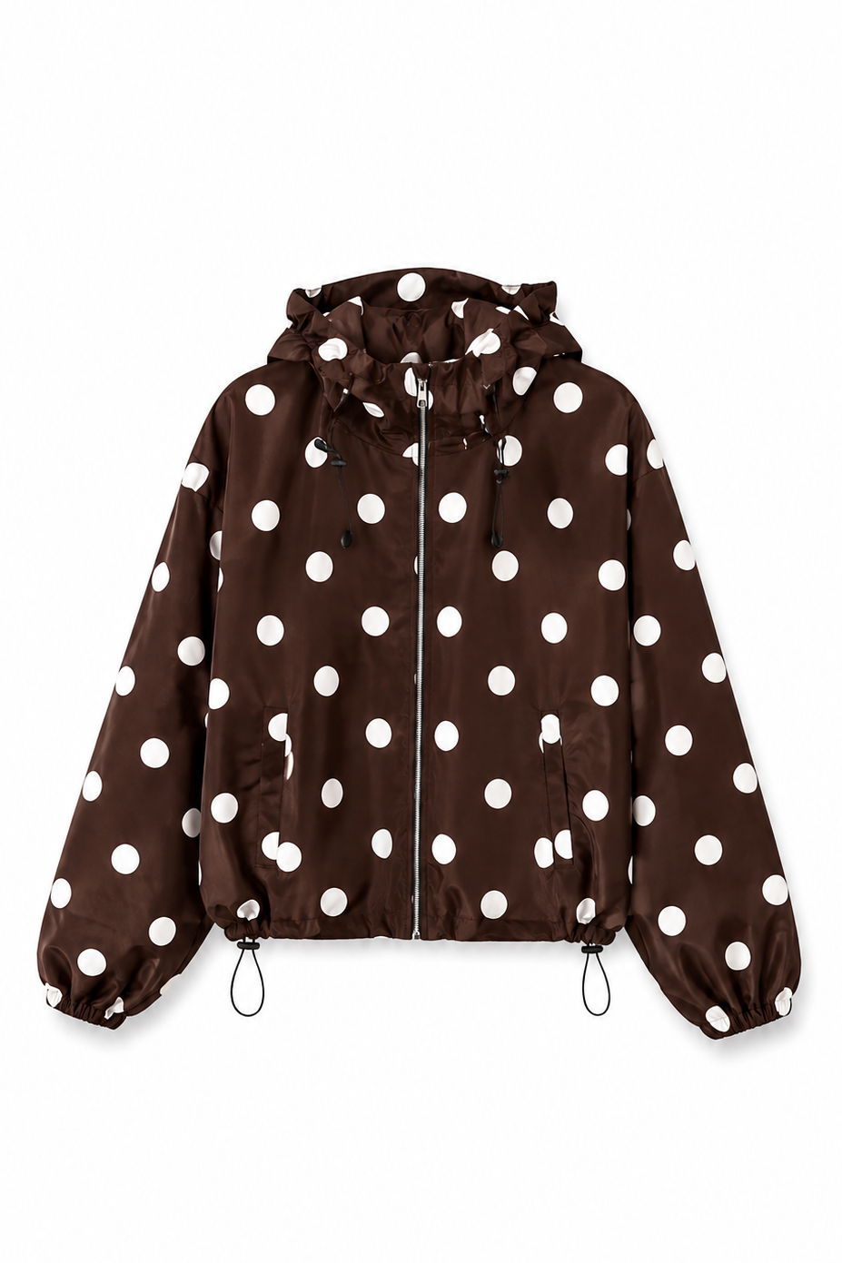 Polka Muse Brown Bomber Jacket