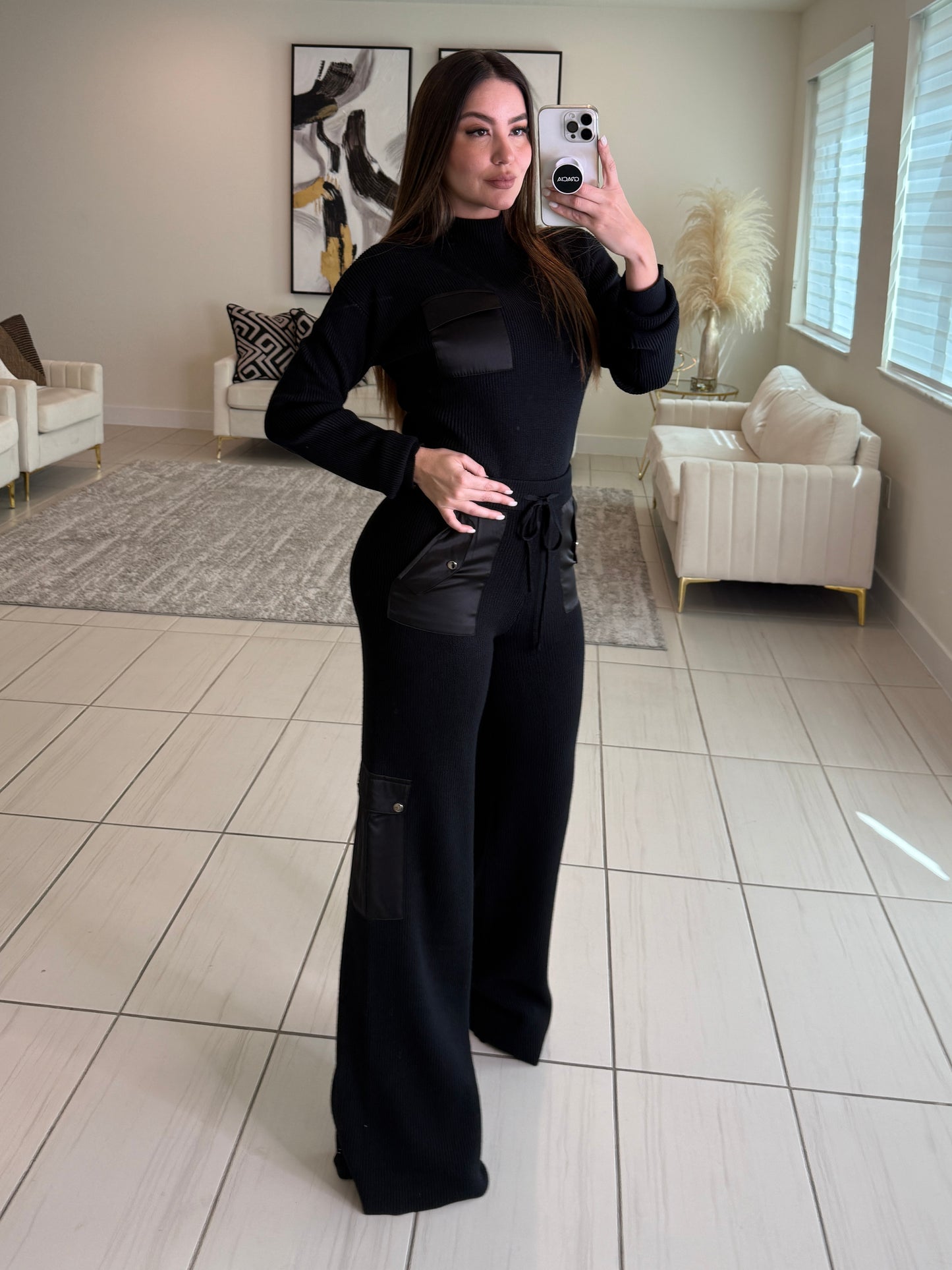 Enigma Nights Knit Pant Set