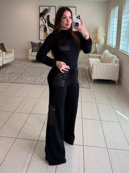 Enigma Nights Knit Pant Set