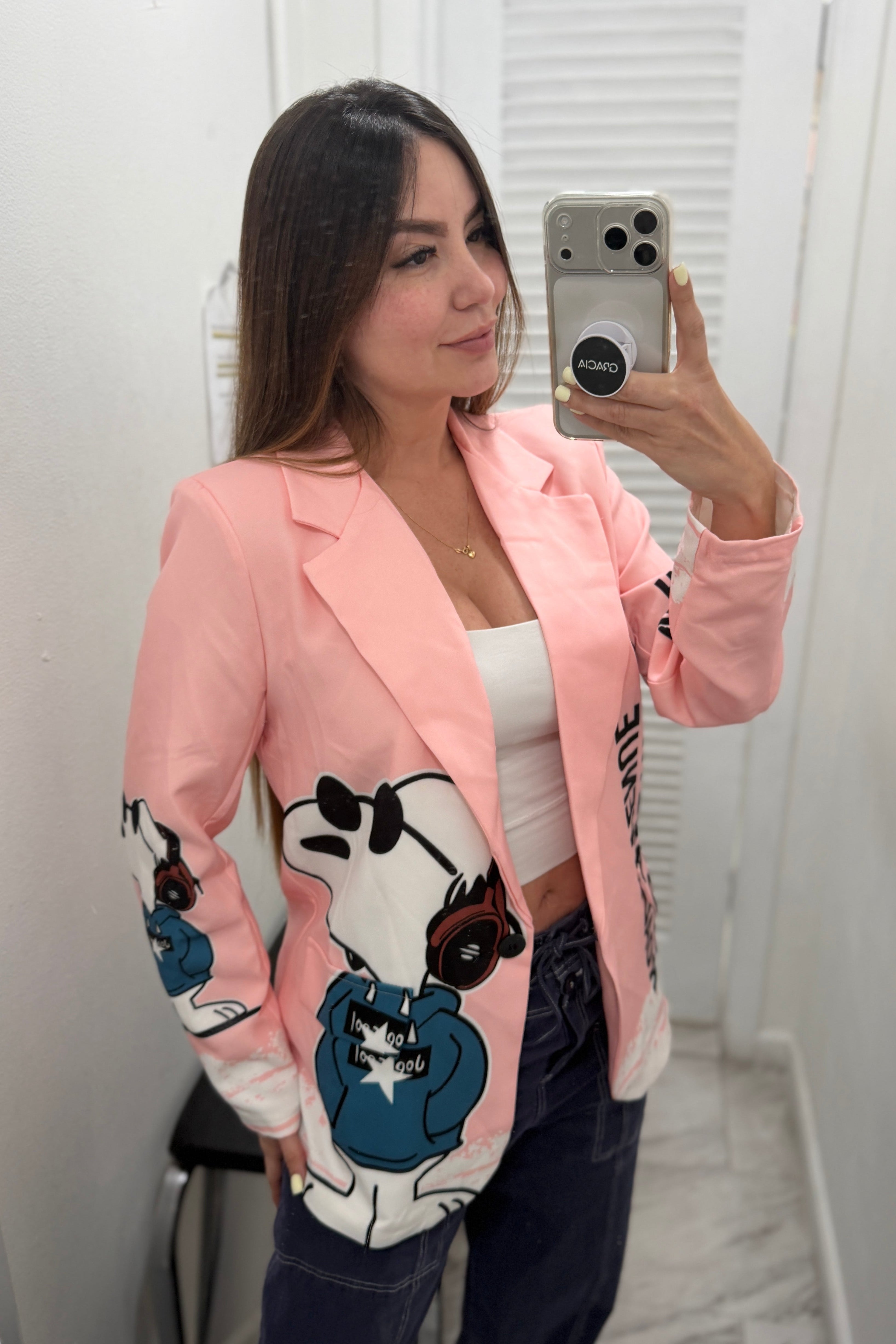 Road Avenue Pink Blazer