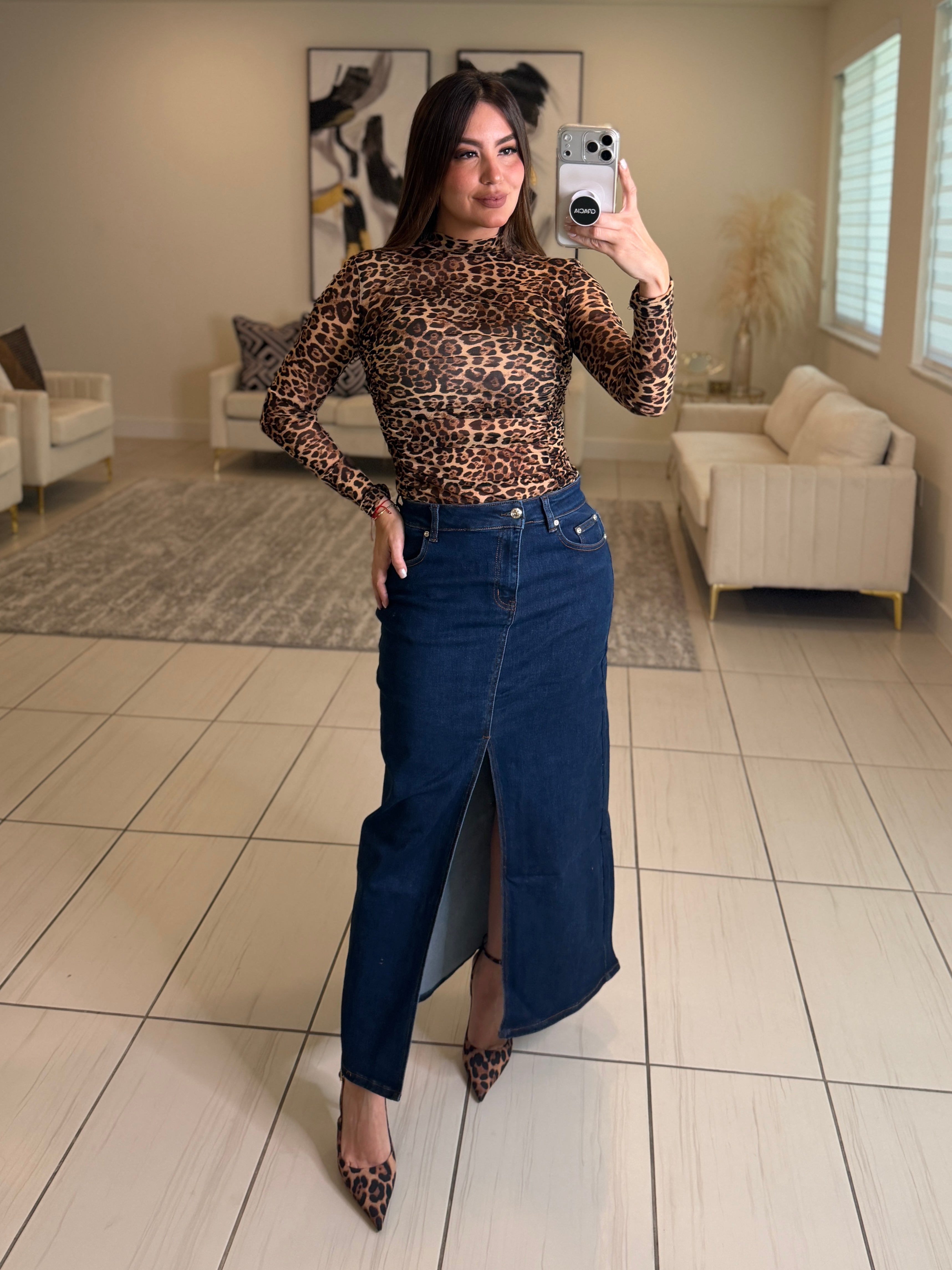 Wild Passion Leopard Print Bodysuit