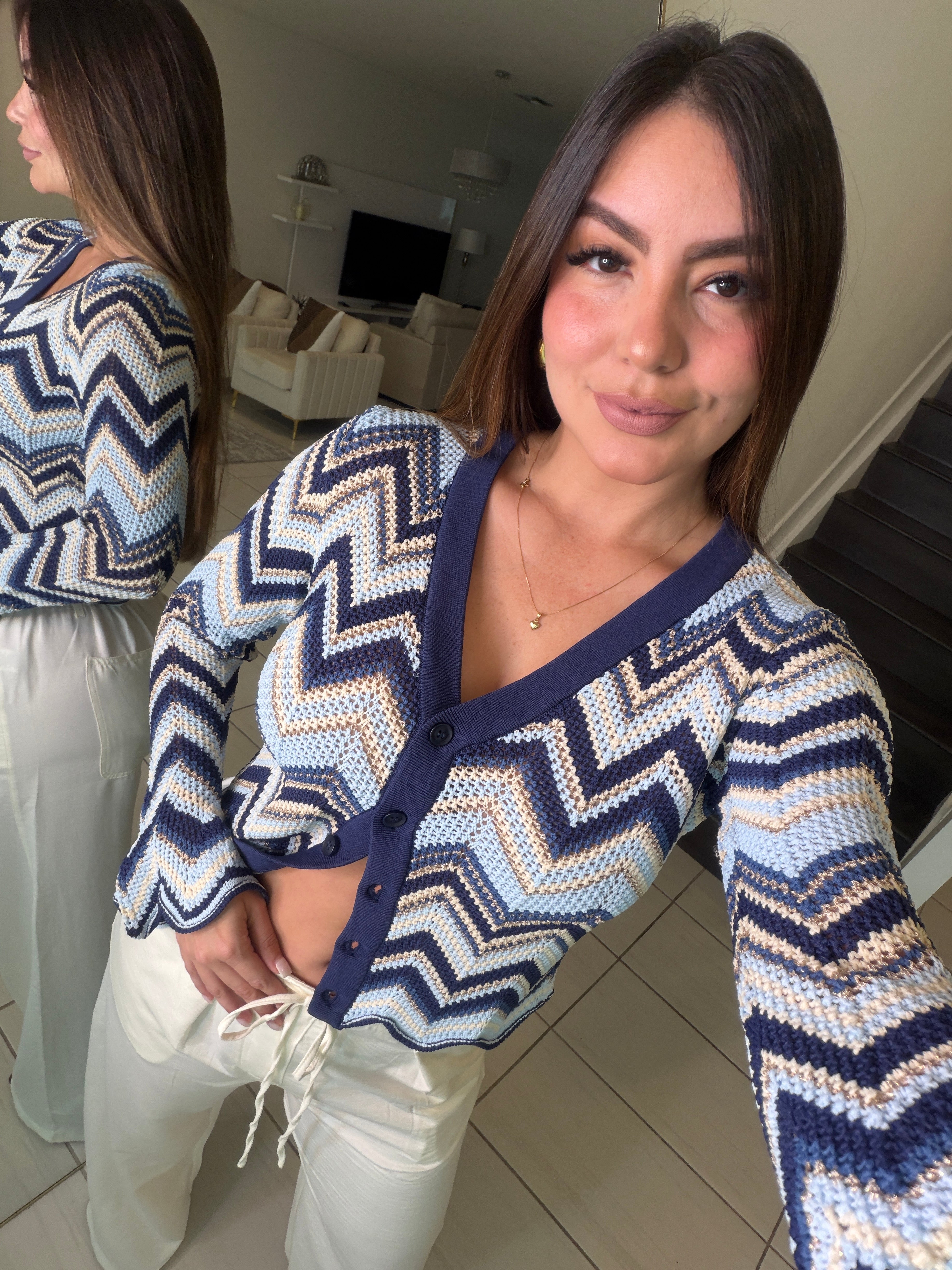 Afterglow Affair Blue Top